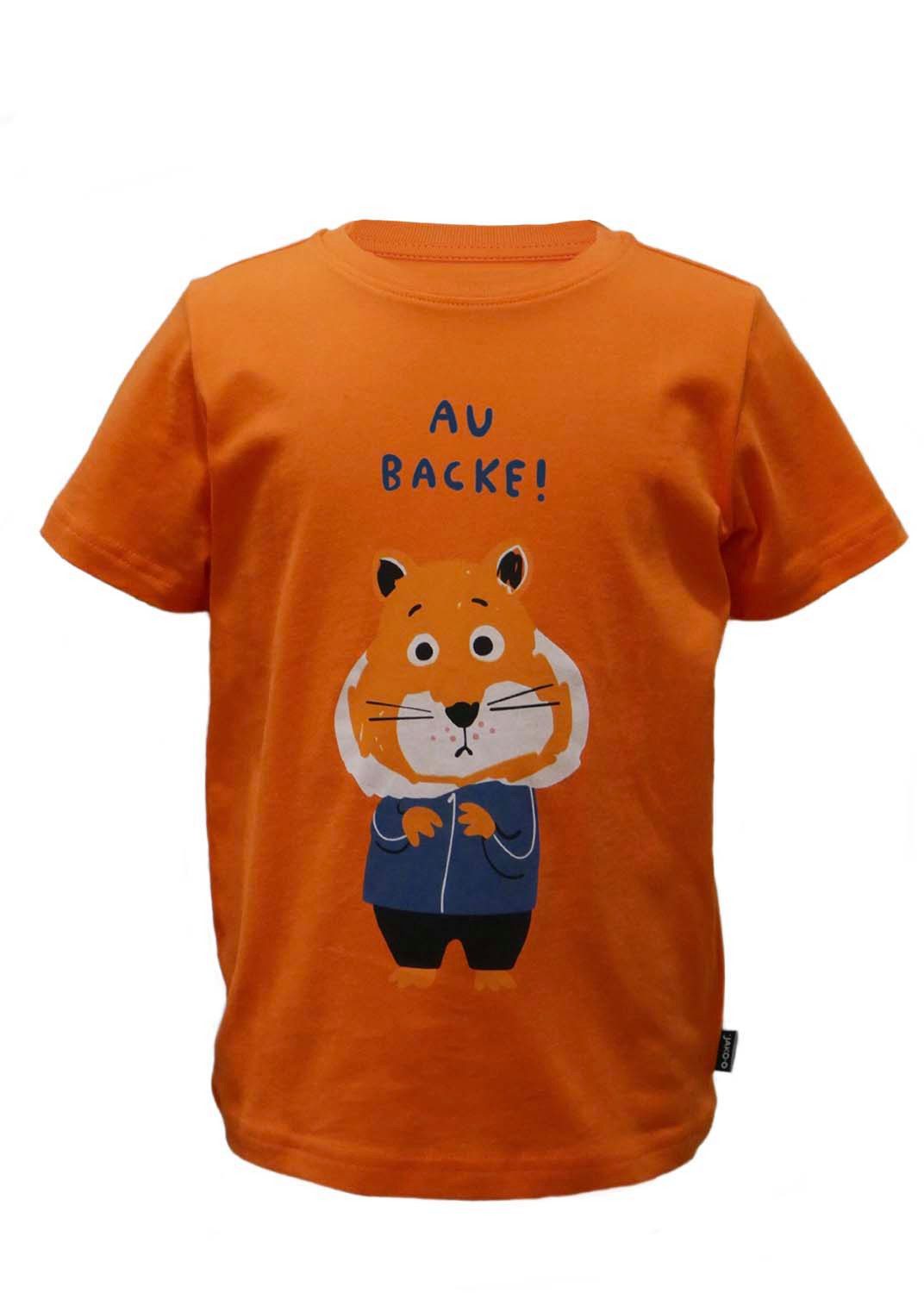 JAKO-O Print-Shirt JAKO-O Kinder T-Shirt mit tierisch frechem Print, orange