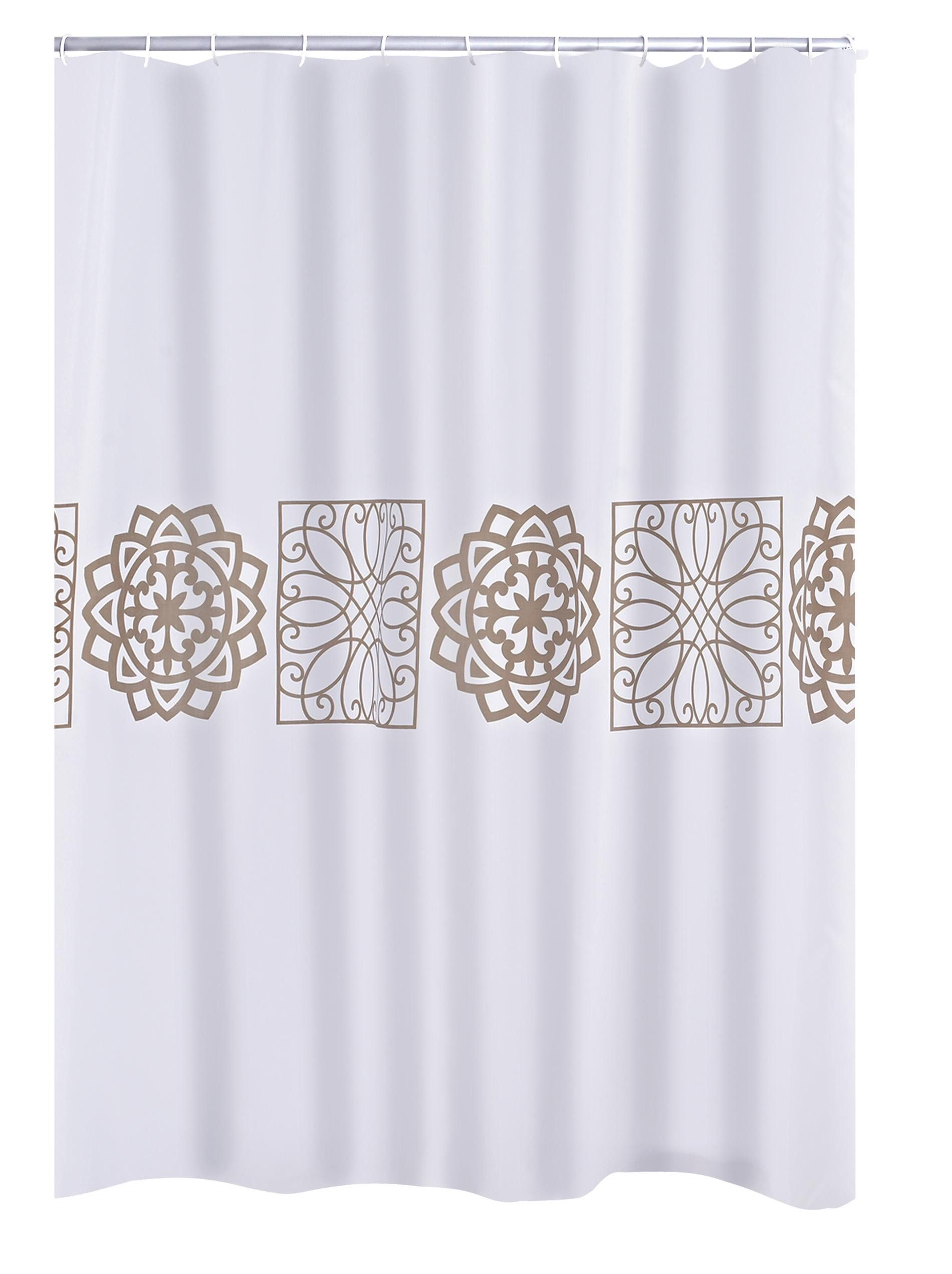 Ridder Duschvorhang Tunis beige Breite 180 cm günstig online kaufen