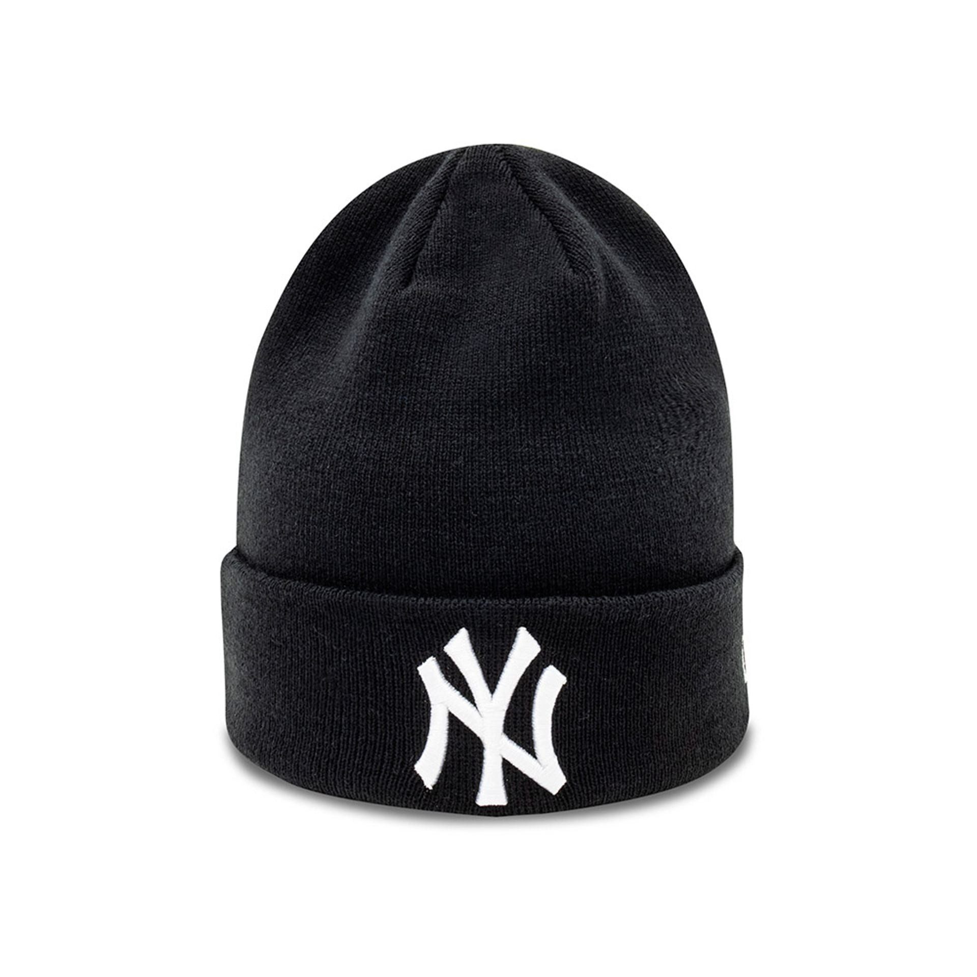 New Era Strickmütze NEW YORK YANKEES unifarbene Optik, sportlicher Stil, aus Polyacryl, One Size