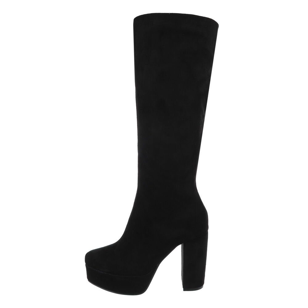 Damen Elegant Plateaustiefel
