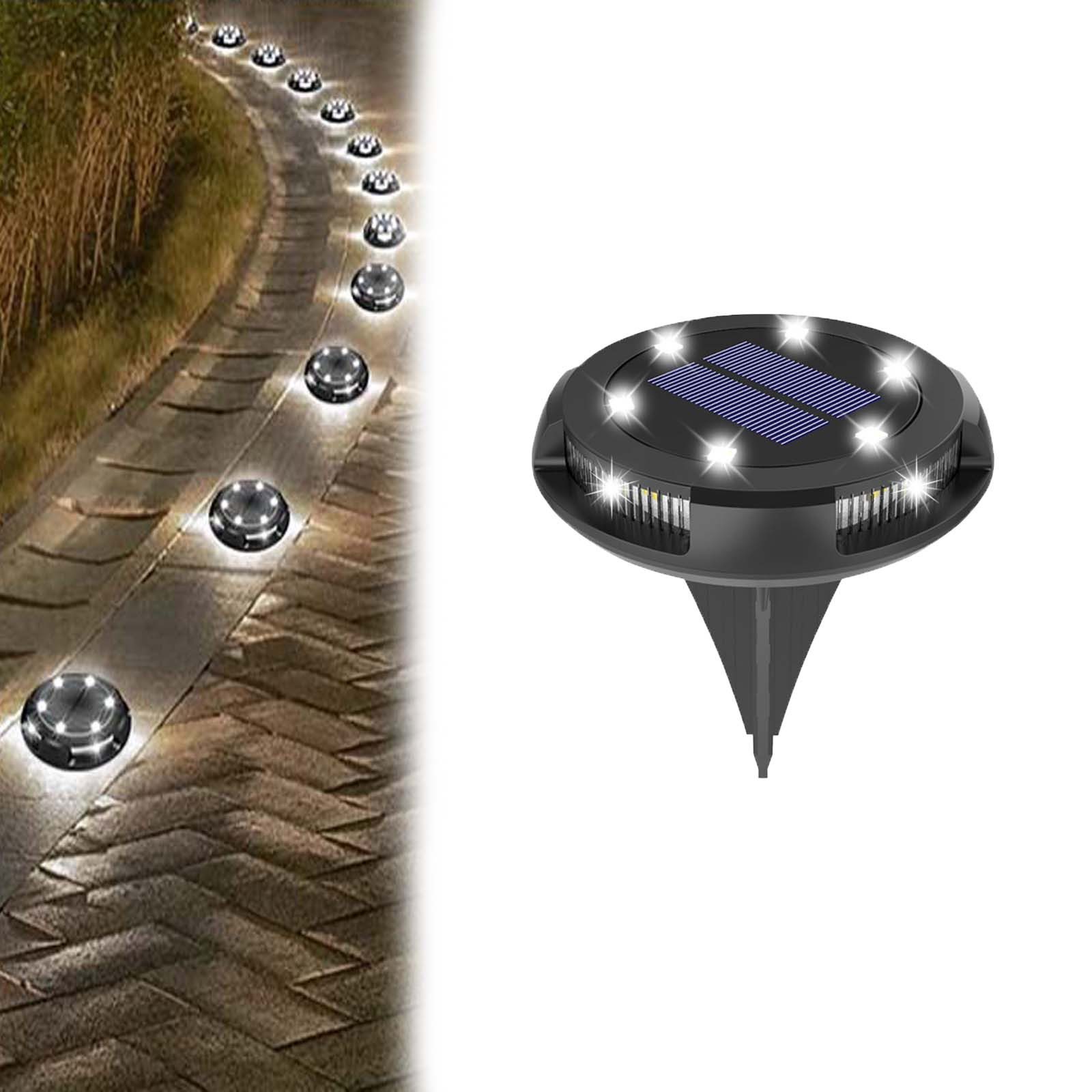 Jibenhome LED Solarleuchte Solar Bodenleuchten,10 LED günstig online kaufen