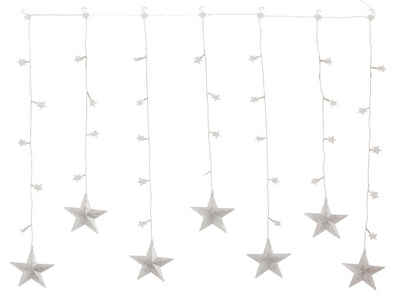 BONETTI LED-Lichtervorhang »Sterne, Weihnachtsdeko aussen«, mit 7 Strängen
