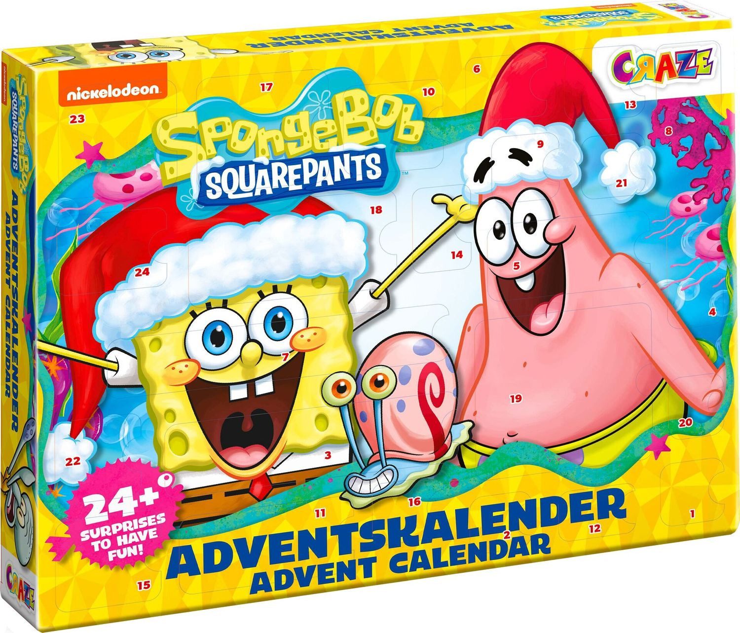 CRAZE Spielzeug-Adventskalender Adventskalender (Sponge Bob, 1-tlg) günstig online kaufen