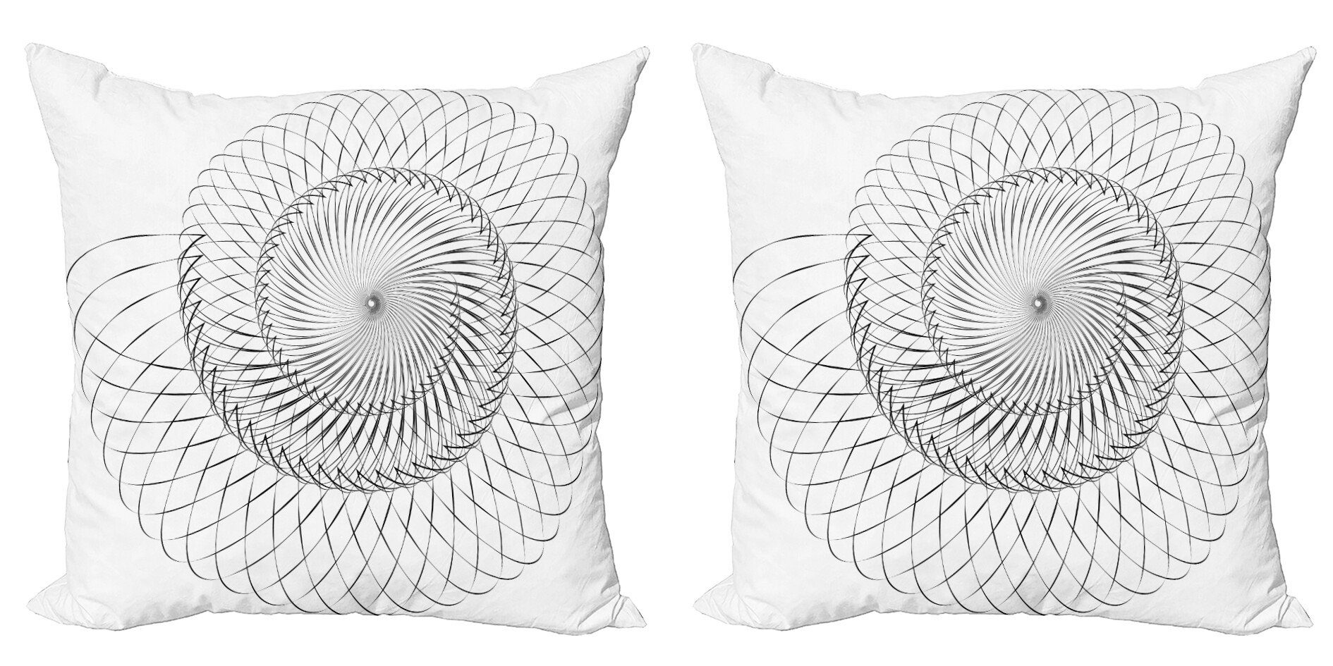 Abakuhaus Doppelseitiger Abstrakte Kissenbezüge Unterwasser-Shell (2 Accent Stück), Digitaldruck, Kunst Modern