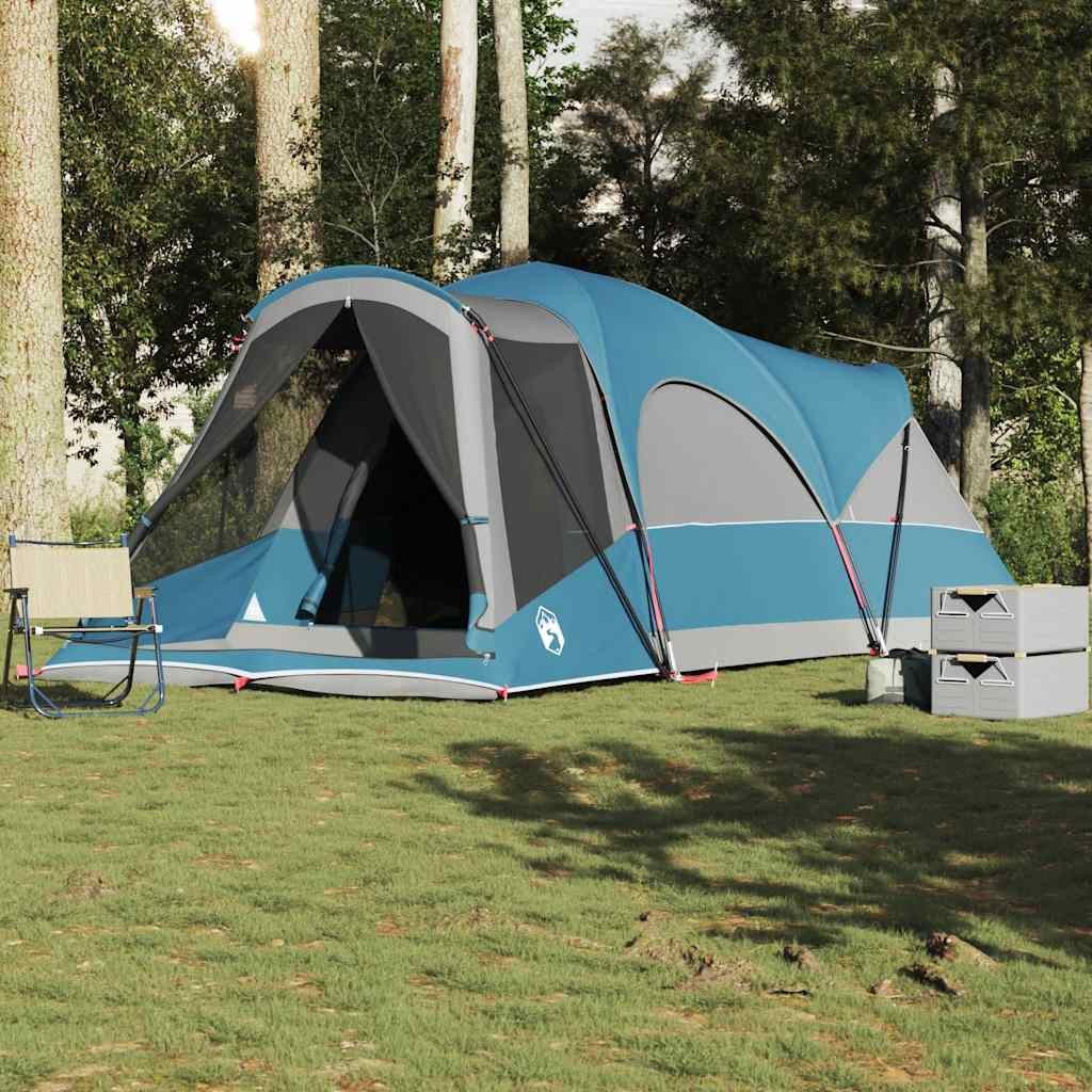Faltzelt Familienzelt Tunnelzelt 560x200x210 cm Blau