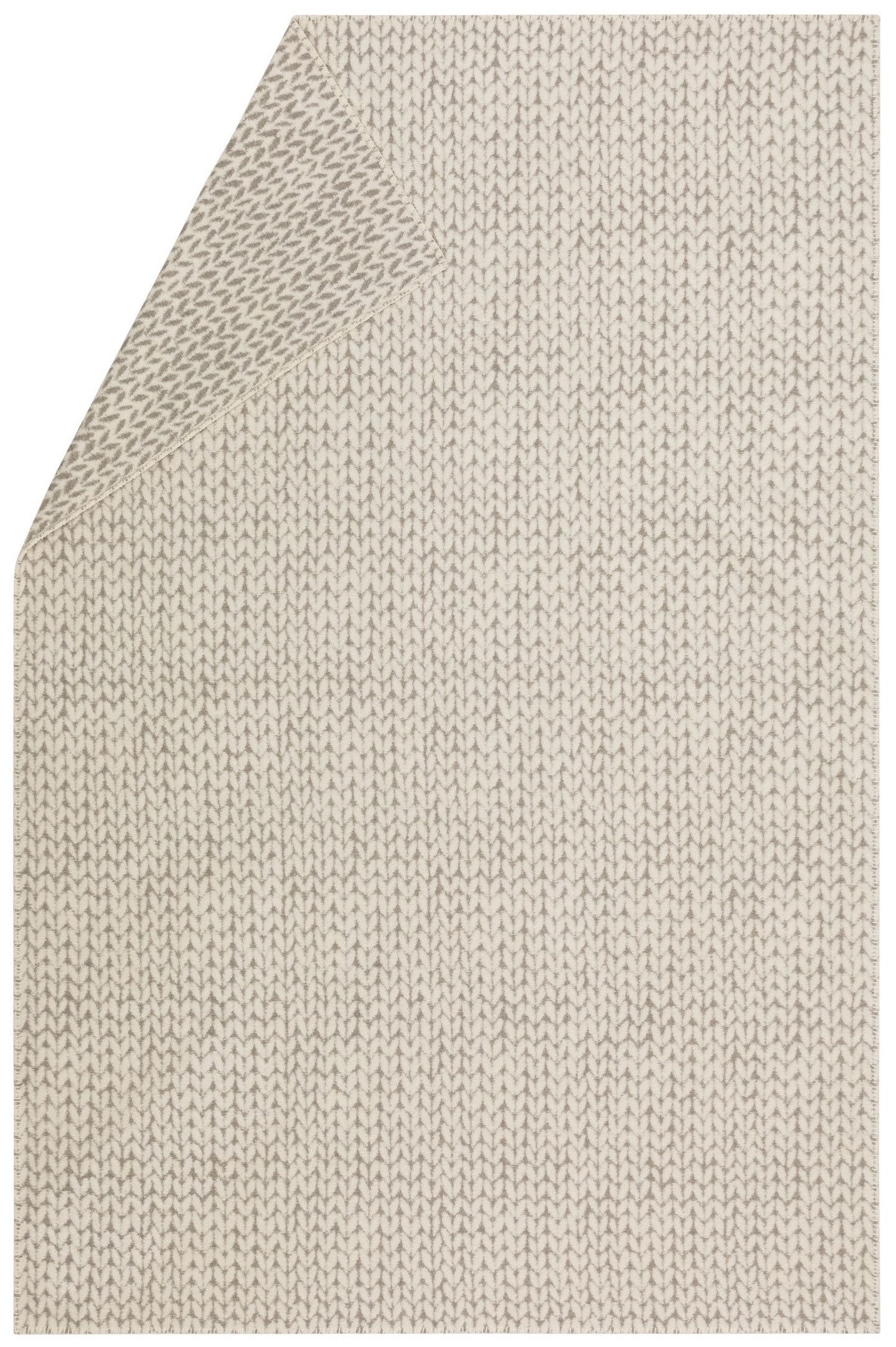 Wohndecke Plaid Carla 'Strick' 135 x 200 cm, DAVID FUSSENEGGER günstig online kaufen