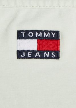 Tommy Jeans Jerseykleid TJW XS BADGE TIE BACK MIDI DRESS rückenfrei, Straps, Schnürung, Sommerliches Strandkleid Rippe