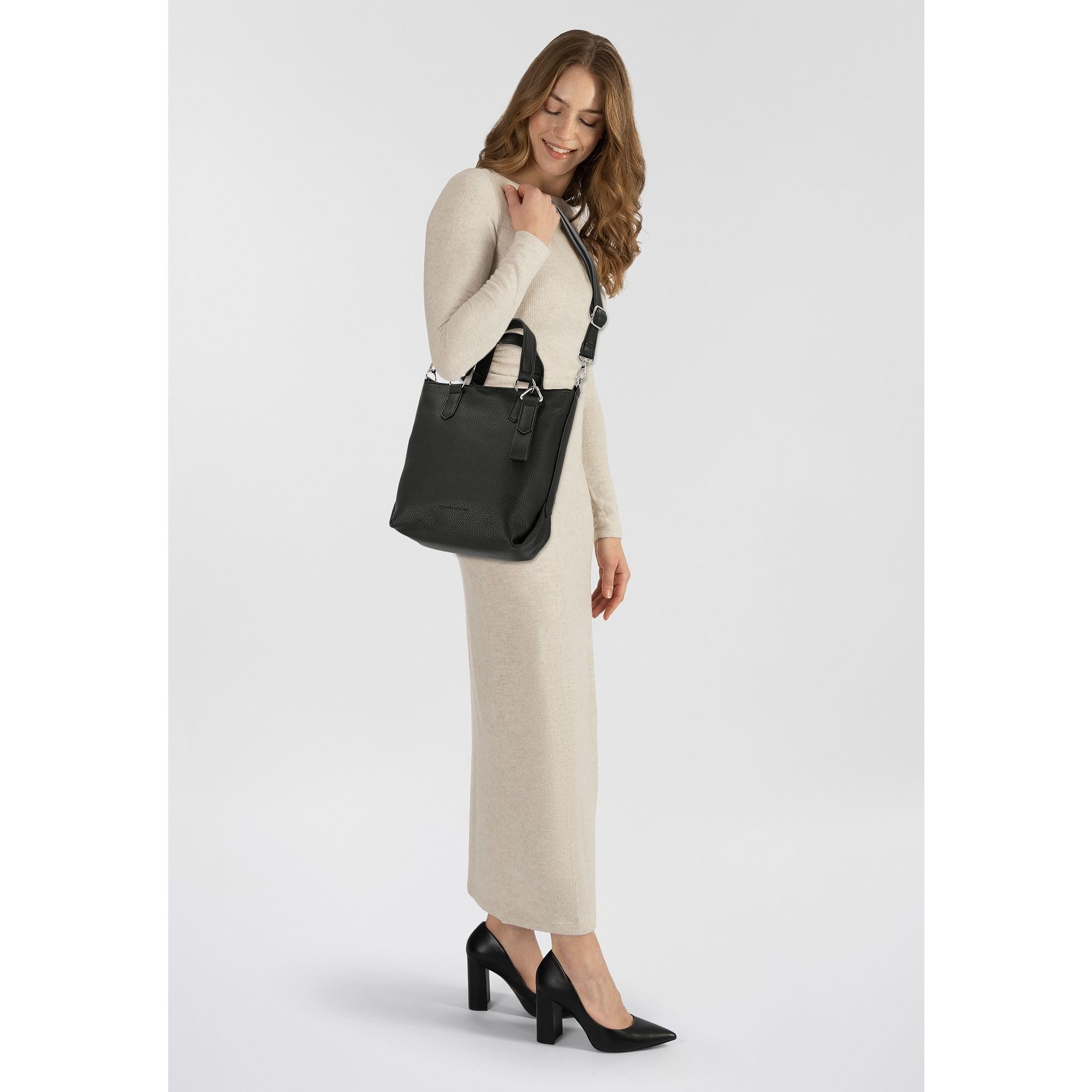 TOM TAILOR Shopper Olive, Polyurethan