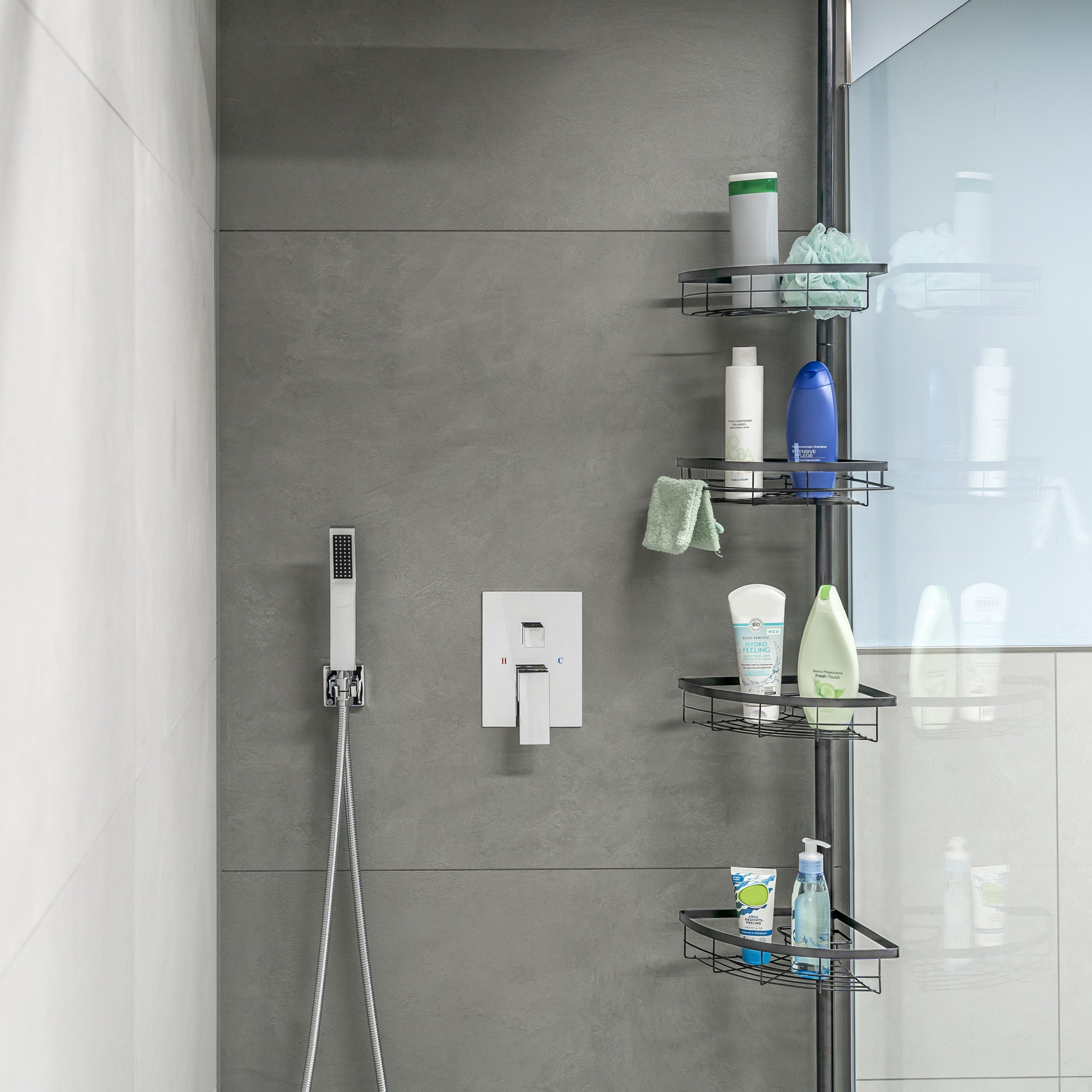 bremermann Teleskopregal Teleskop-Eckregal, 4 Körbe, Teleskop-Stange bis ma günstig online kaufen