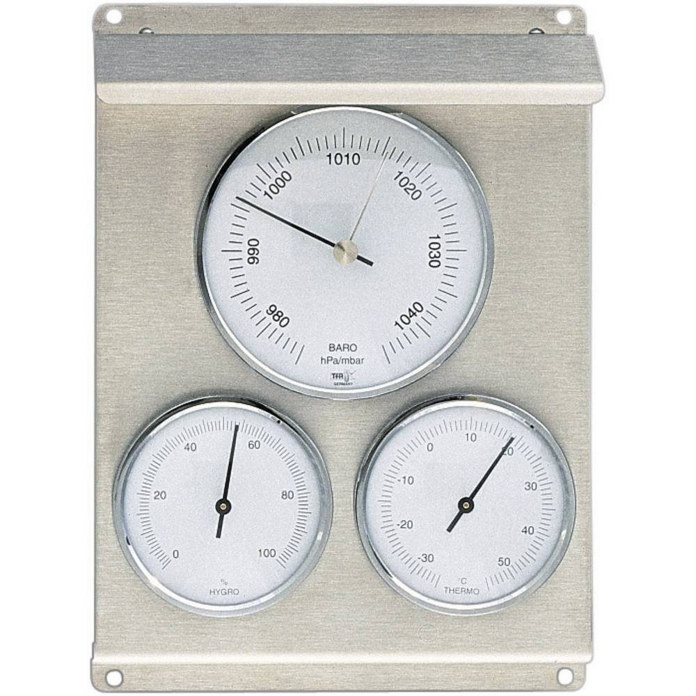 TFA Dostmann Analoge Wetterstation Innen-/Außenbereich 20.2010.60 Wetterstation