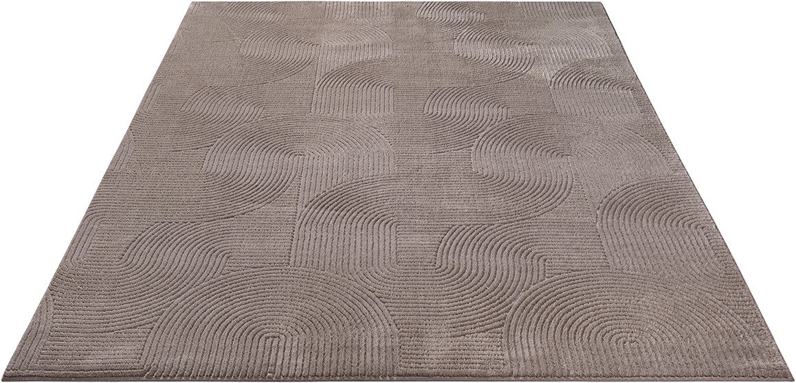 the carpet Teppich Rio, rechteckig, Höhe: 8 mm, weicher Wohnzimmer Teppich rutschfest 3D-Optik