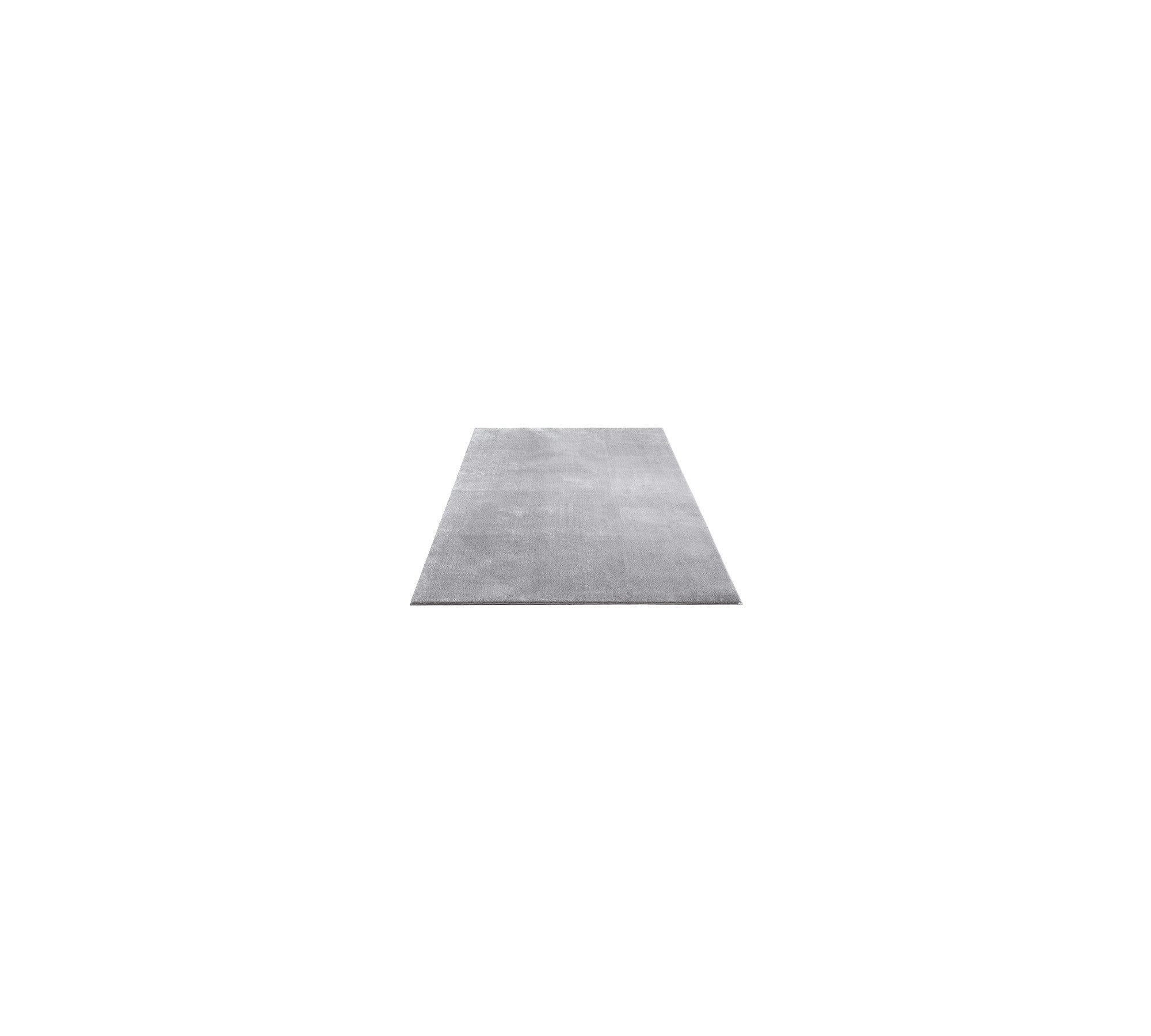 Floornovo Hochflor-Teppich Indoor Teppich Grau versch. Größen - rechteckig für alle Innenräume -, rund, Trocken- und Feuchträume