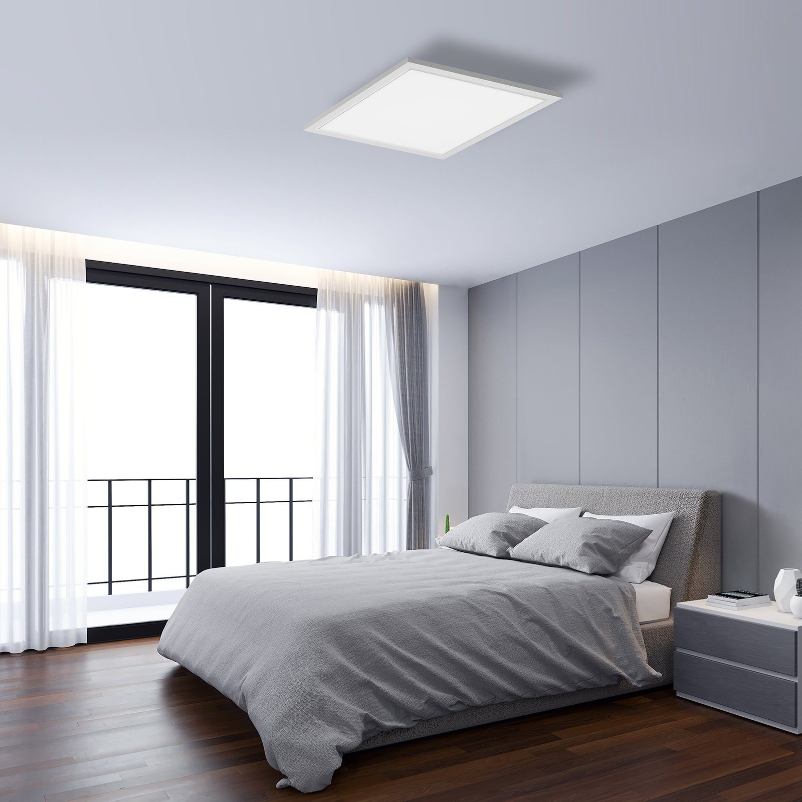 IMPTS LED Panel, Schlafzimmer, LED Flach integriert, LED warmweiß, für Deckenleuchte, Warmweiß, Ultra Küche Deckenlampe, fest Keller, 3000K