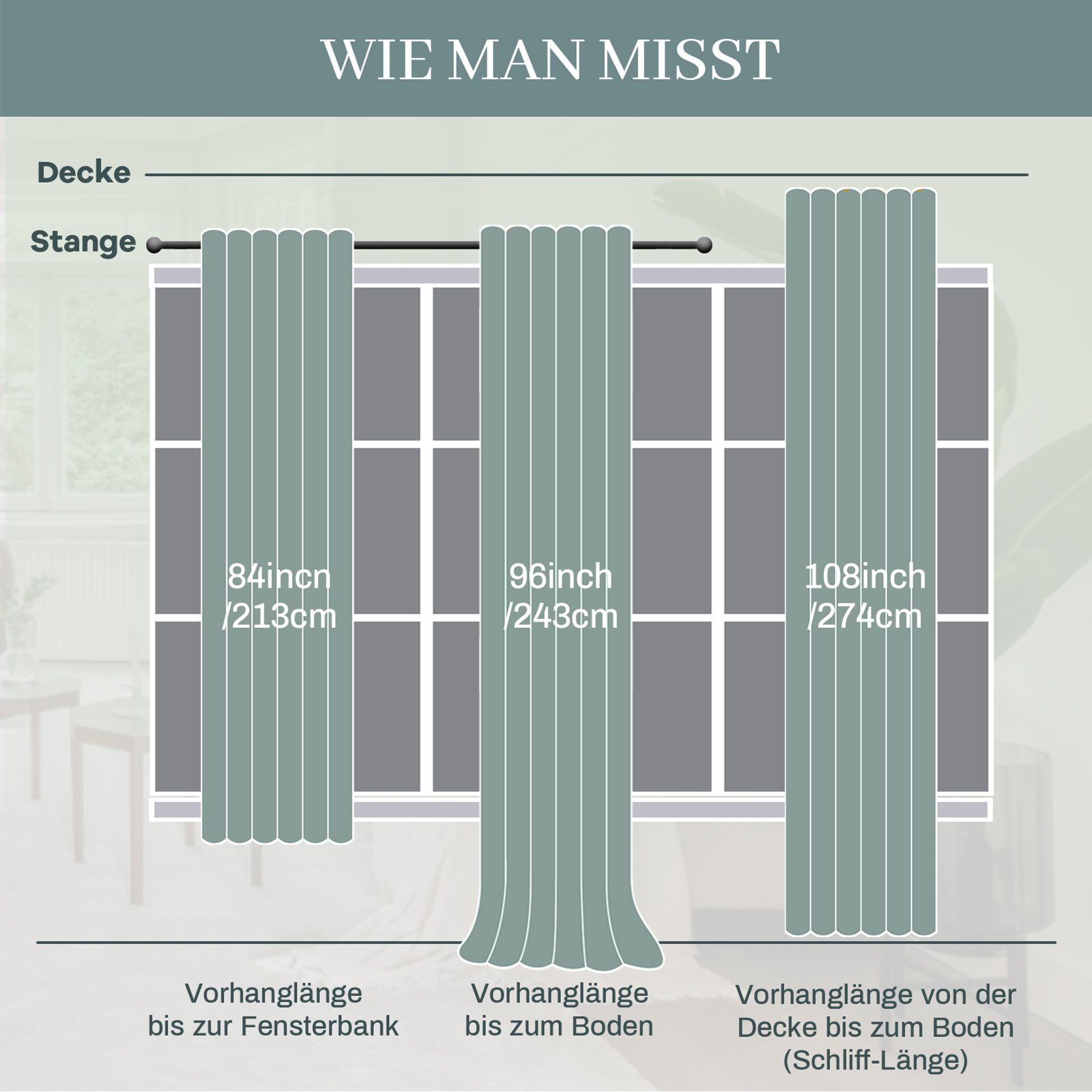 Gardine Thermogardine, SmatVorhang, Schlafzimmer,Kinderzimmer für Druck Gold St), Sunicol, Blickdicht 2 Fenster, Hellgrau Verdunkelungsvorhang Stück Kräuselband, Wohnzimmer, (2