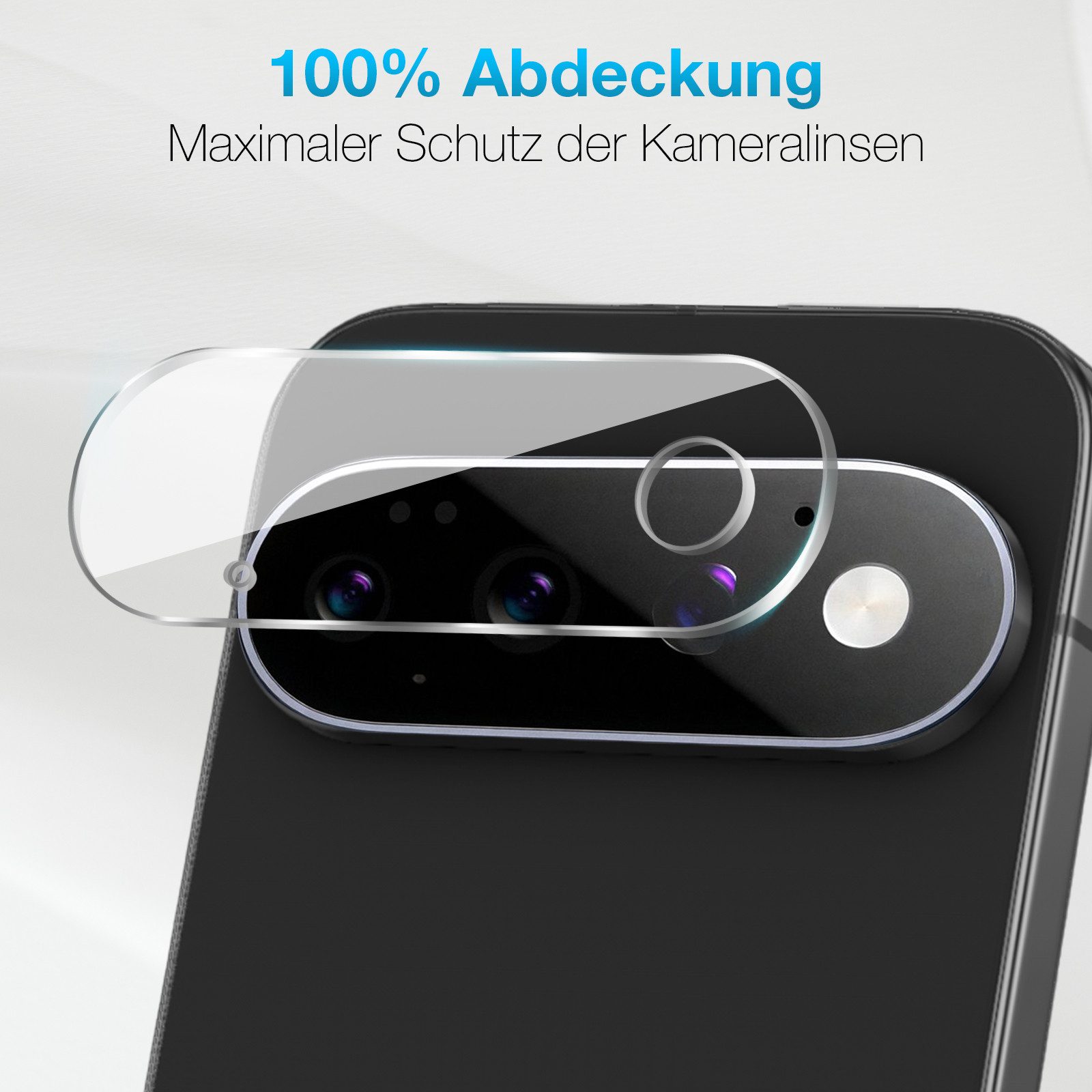 Tec-Expert Kameraschutzglas 2x 9H Kameraglas für Google Pixel 11 Pro XL für Google Pixel 11 Pro XL, Linsenschutzglas, 2 Stück, Kameraschutz, Schutzglas, Linsens – Bild 3 von 5