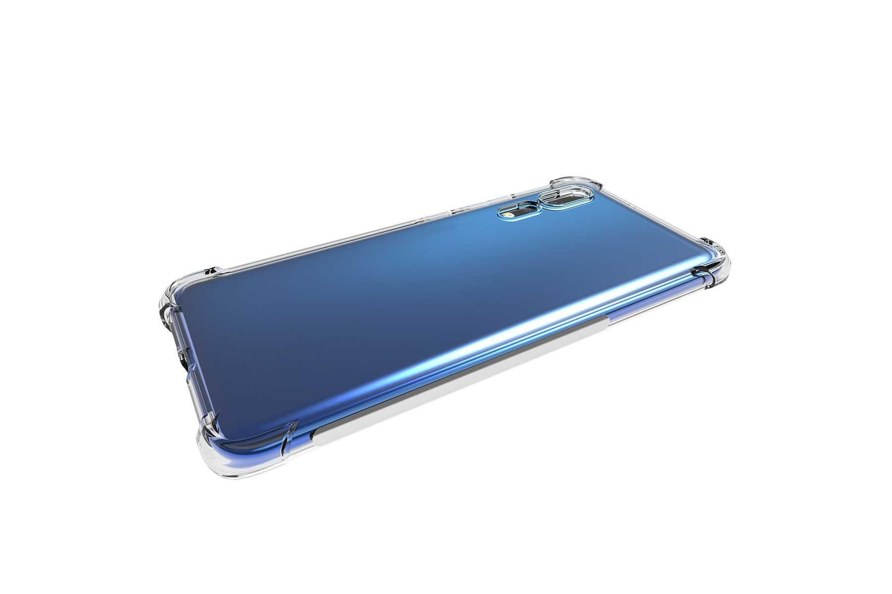 mtb more energy Smartphone-Hülle Clear Armor Case für ZTE Axon 10 Pro, Transparente TPU Schutzhülle Case Backcover mit Anti-Shock Verstärkung