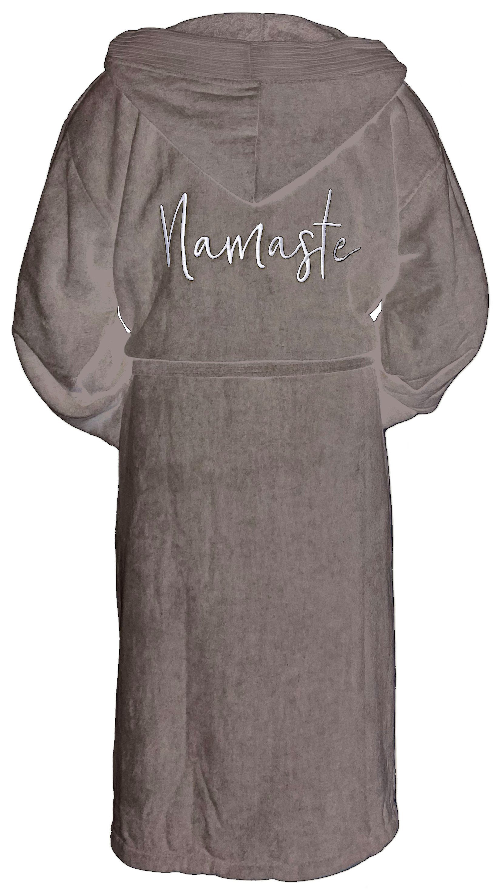Schnoschi Unisex-Bademantel Bademantel mit Kapuze und günstig online kaufen