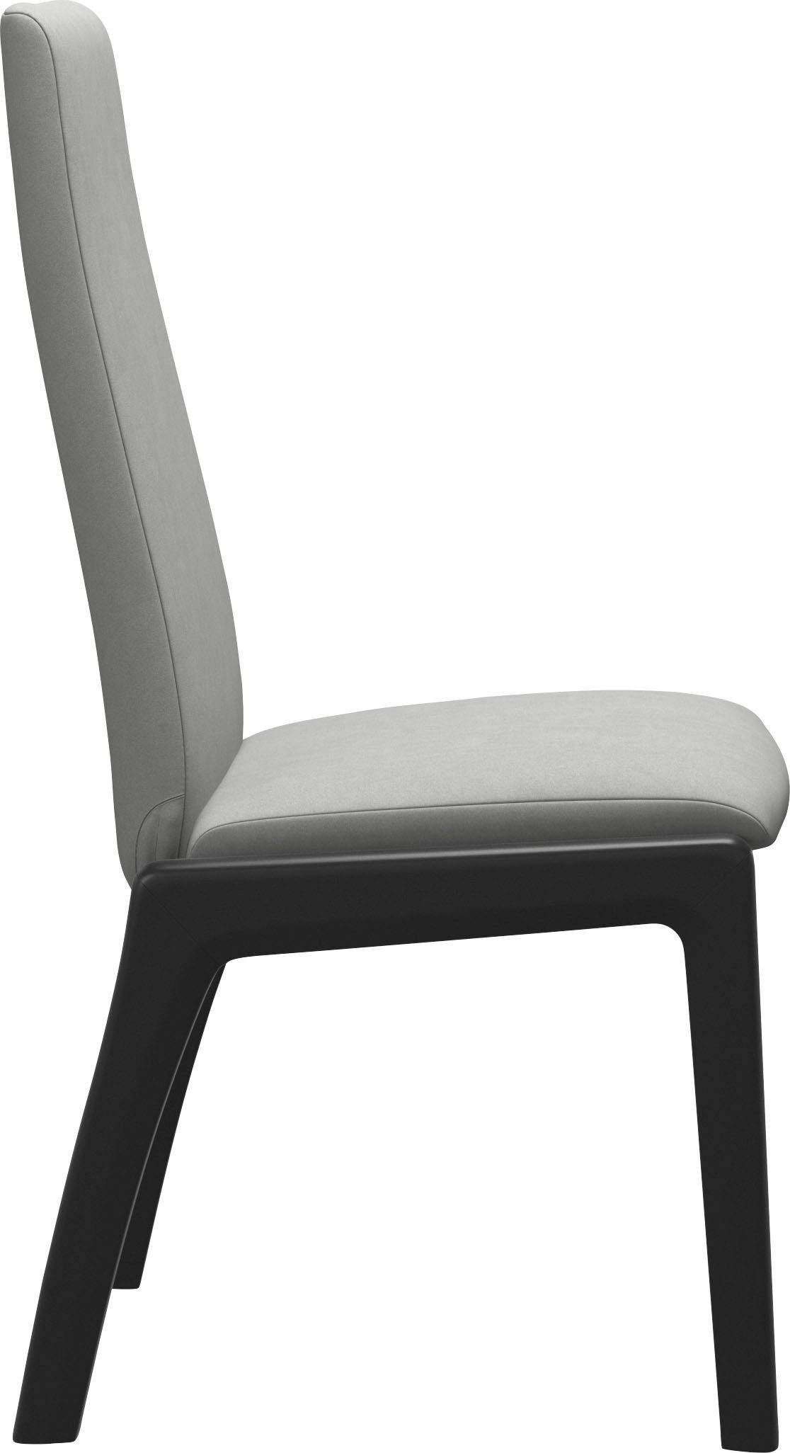 Stressless® Polsterstuhl Laurel, Low Back, Größe L, mit abgerundeten Beinen in Schwarz