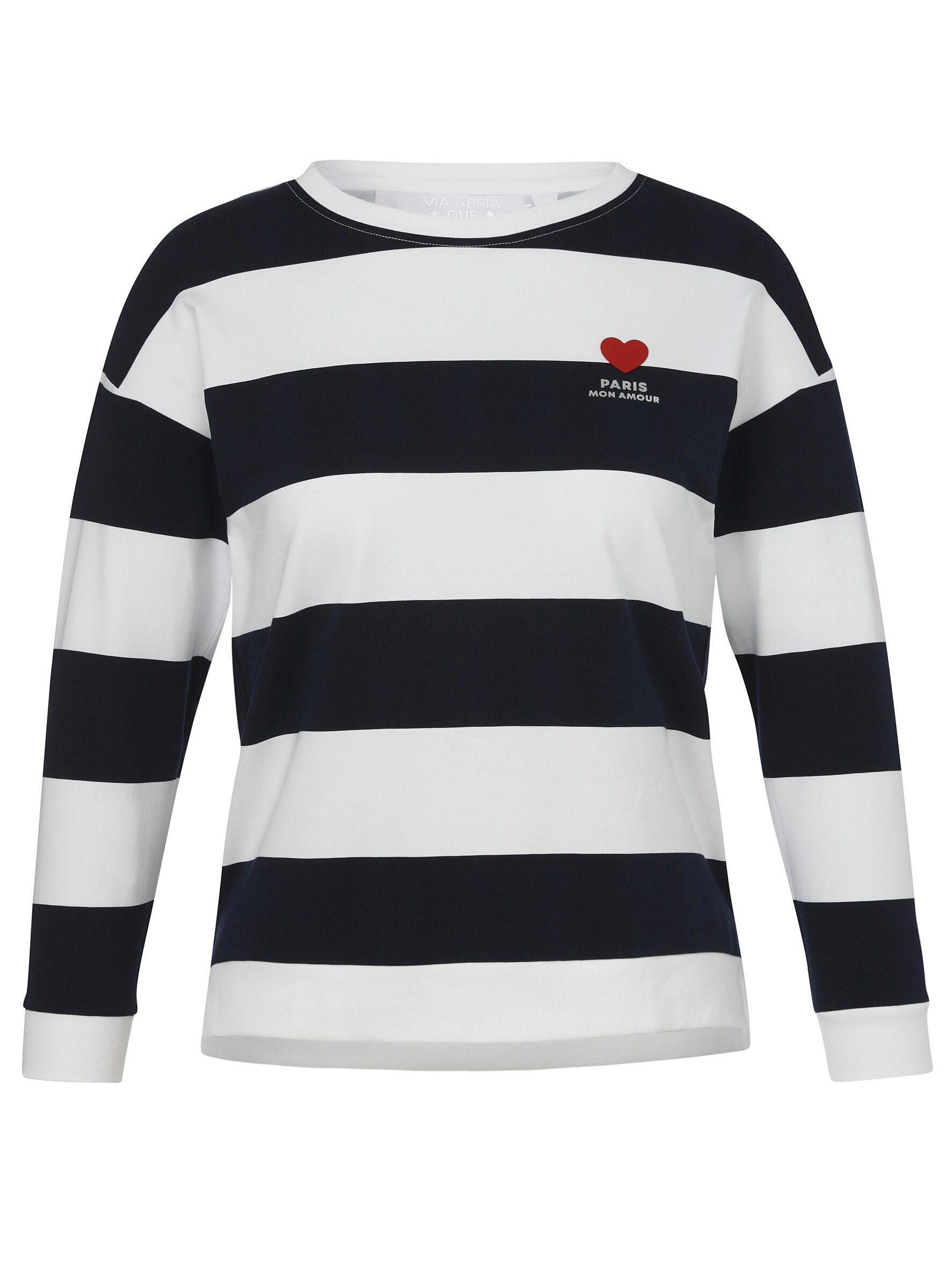 VIA APPIA DUE Sweatshirt (1-tlg) Große Größen