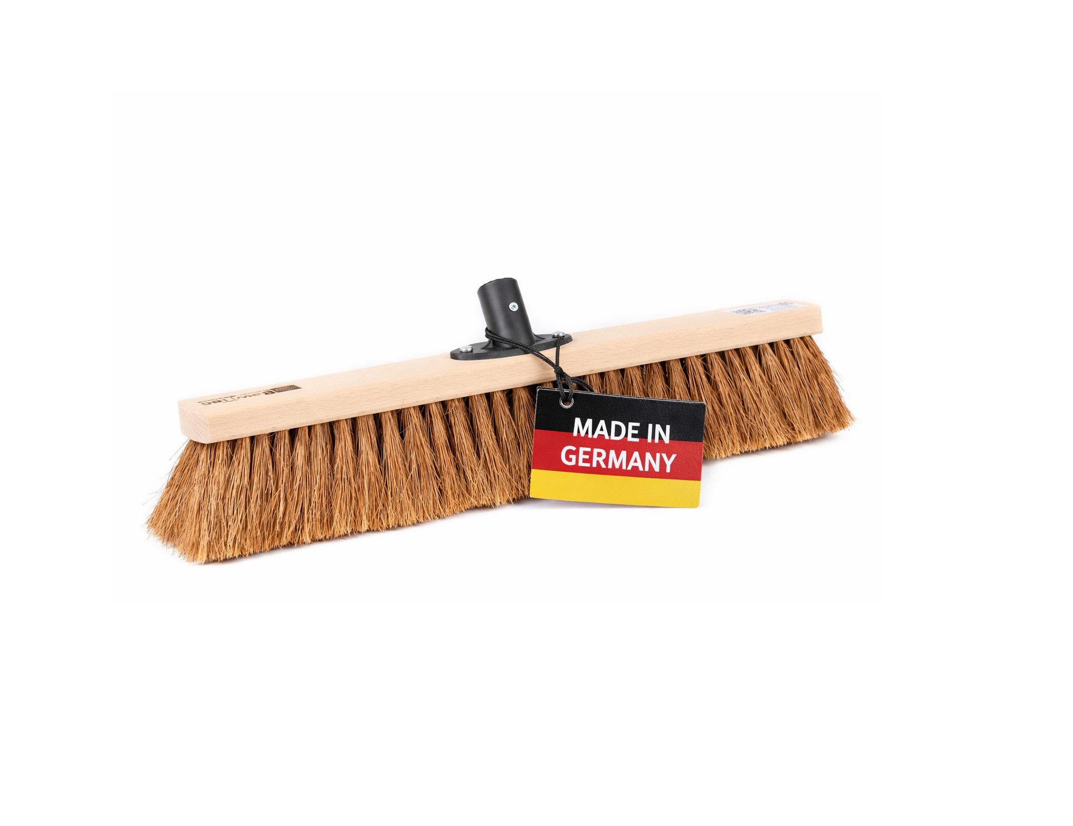 BawiTec Straßenbesen Handwerkerbesen Industriebesen Kokos-Borsten Besen ohne Stiel, Stiele 23-24mm