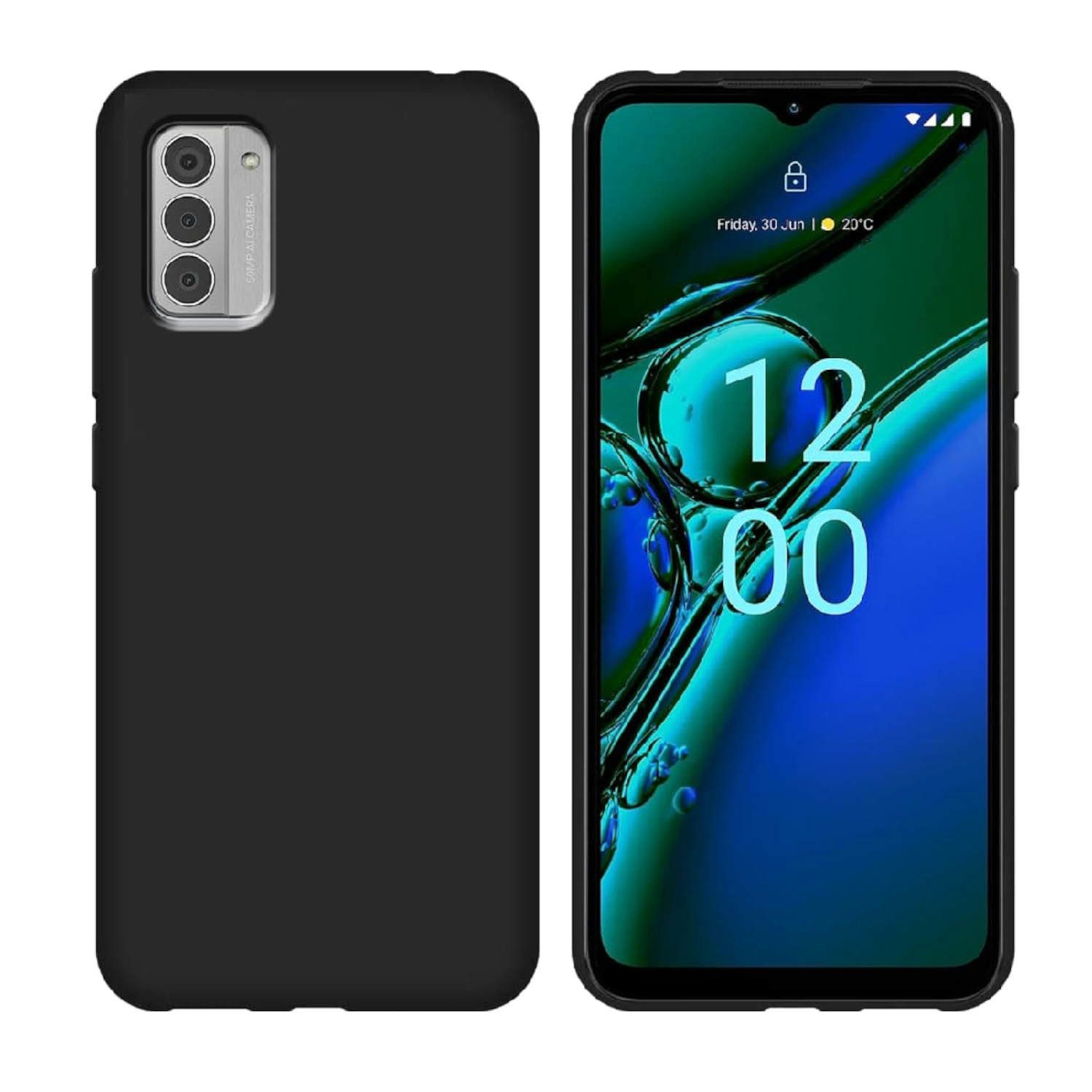 Wigento Handyhülle AUSWAHL Für Nokia G42 Schutz Zubehör Handy Tasche Hülle Case Hart Glas