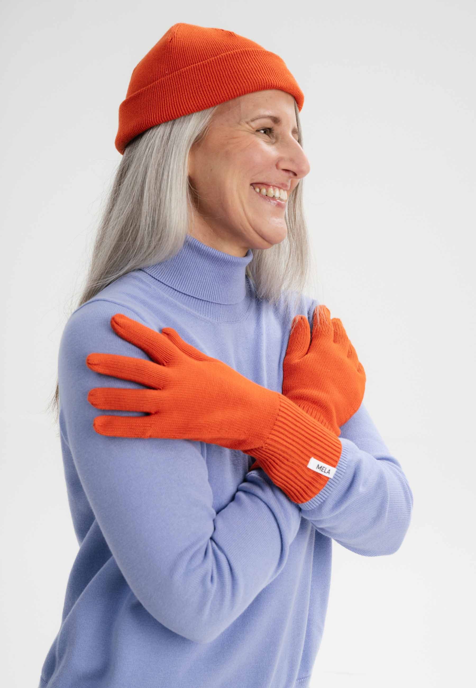 MELA Baumwollhandschuhe Strick Handschuhe Style RISHI