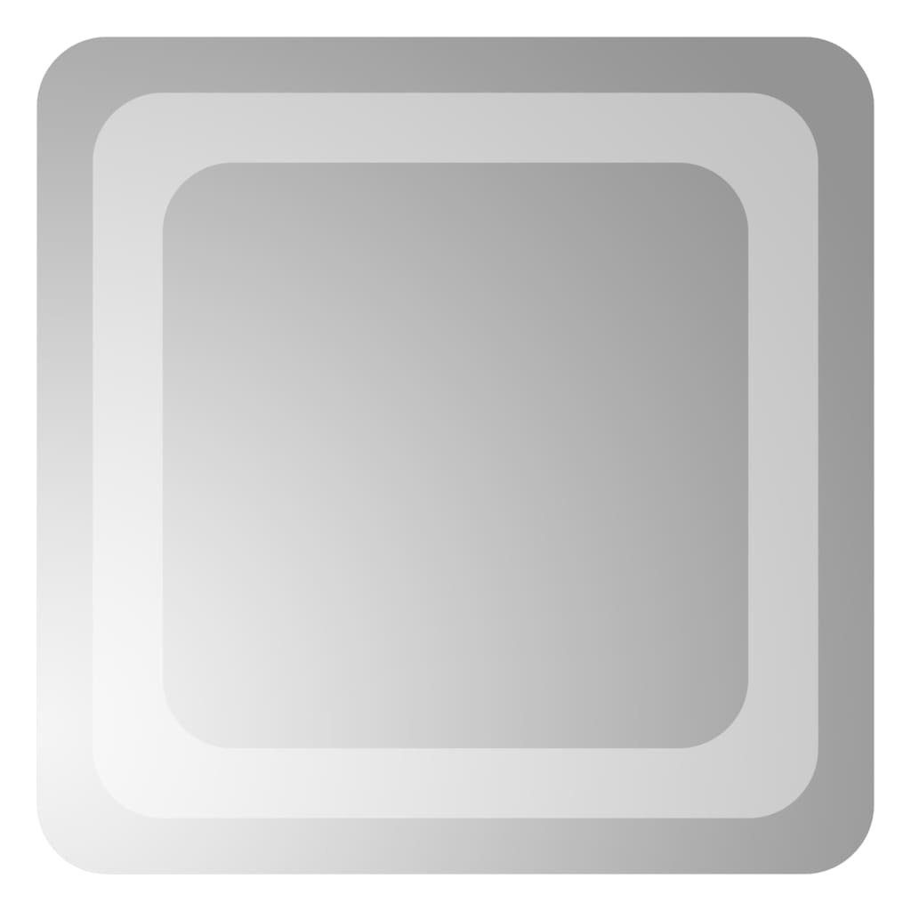 vidaXL Spiegel LED-Badspiegel 30x30 cm Bad Spiegel Beleuchtet Badezimmer günstig online kaufen