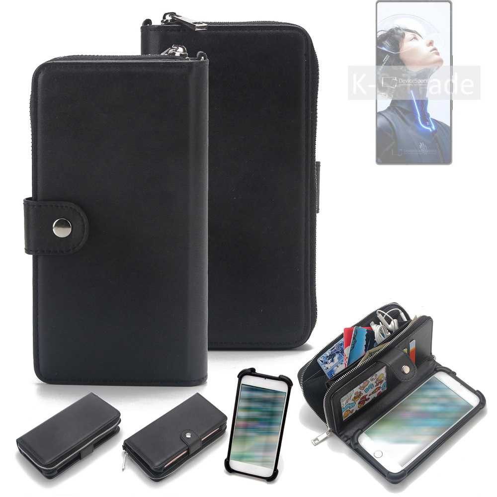 K-S-Trade Handyhülle für REDMAGIC 11 Pro, 2in1 Handyhülle Schutzhülle & Portemonnee Cover Handy Hülle