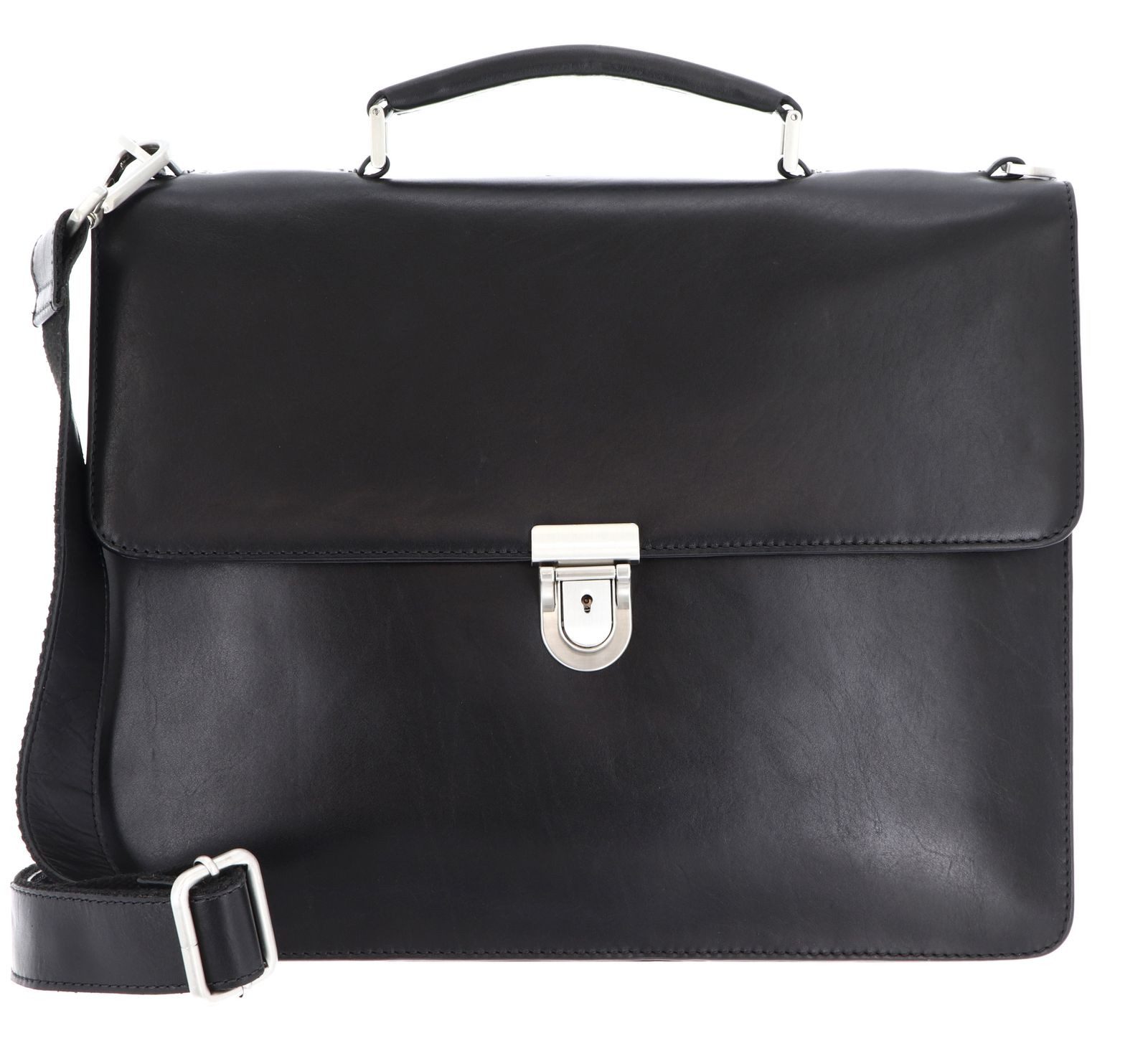 Leonhard Heyden Aktentasche Aktenmappe 1 Fach 5250 (Set, 2-tlg), aus echtem Rindsleder