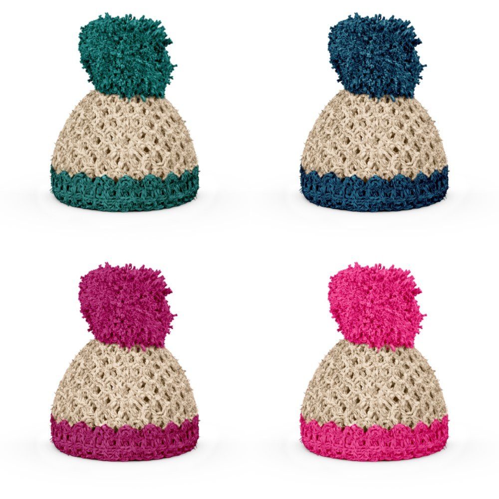 FIFTYEIGHT PRODUCTS Eierbecher Eierbecher-Sets Nr. 1 + 3 - inkl. Mützen - Küssend/Verträumt + Glückli, (1-tlg)