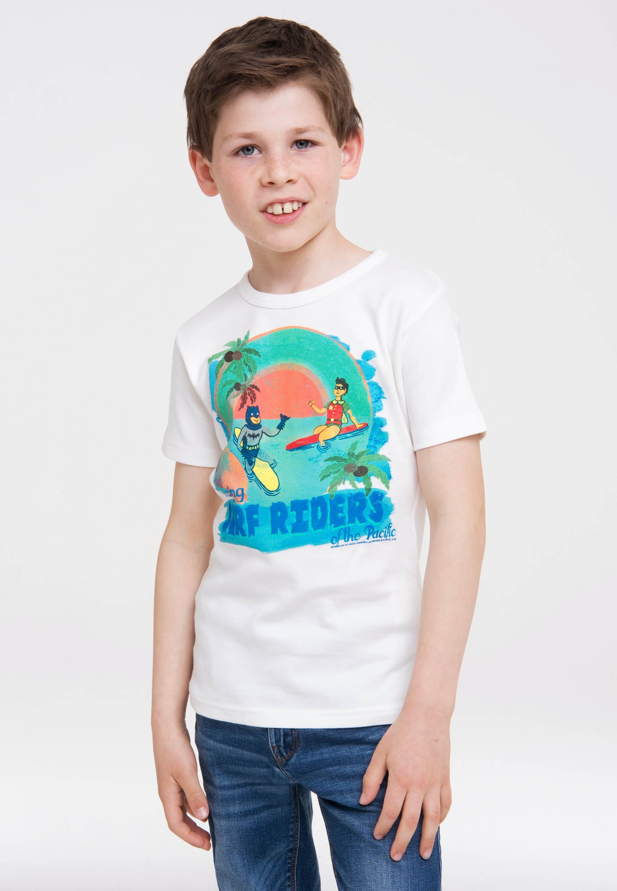 T-Shirt DC - Batman & Robin - Surf Riders