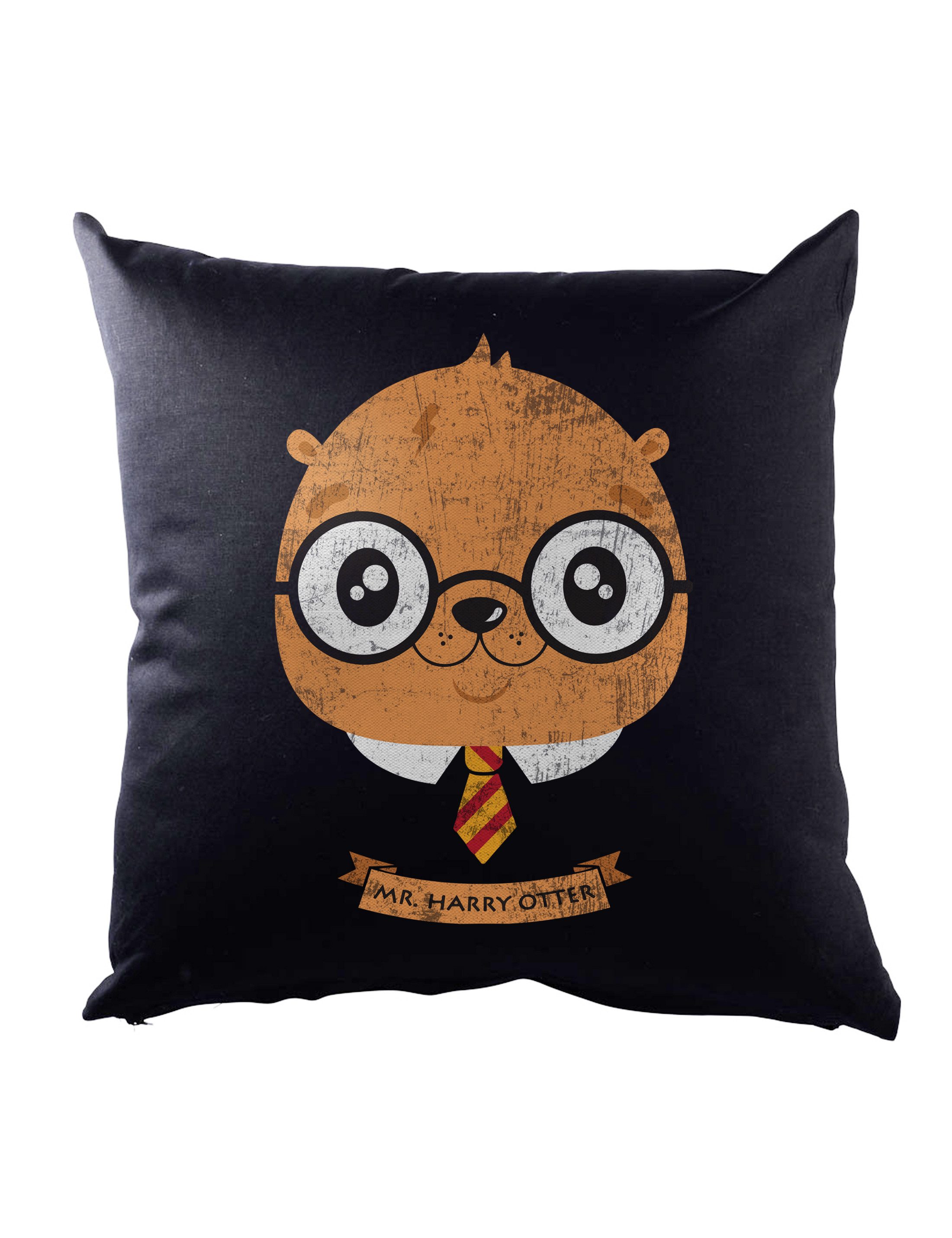 Urban Backwoods Dekokissen Harry Otter Dekokissen Shirt Wizard Animal Wildlife Nature Fun Potter, Outback Forest Woods Canada
