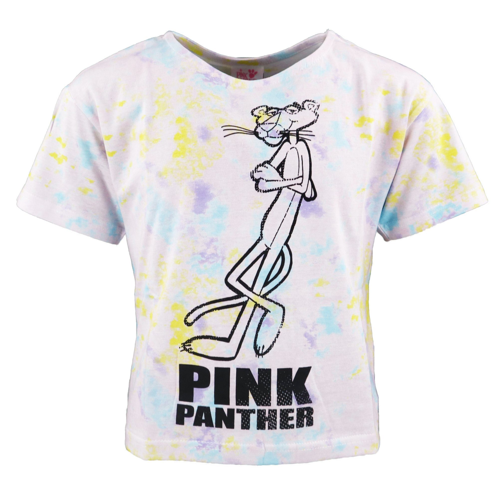 Pink Panther Print-Shirt Pink Panther Jugend Mädchen T-Shirt Gr. 134-164 Bunt