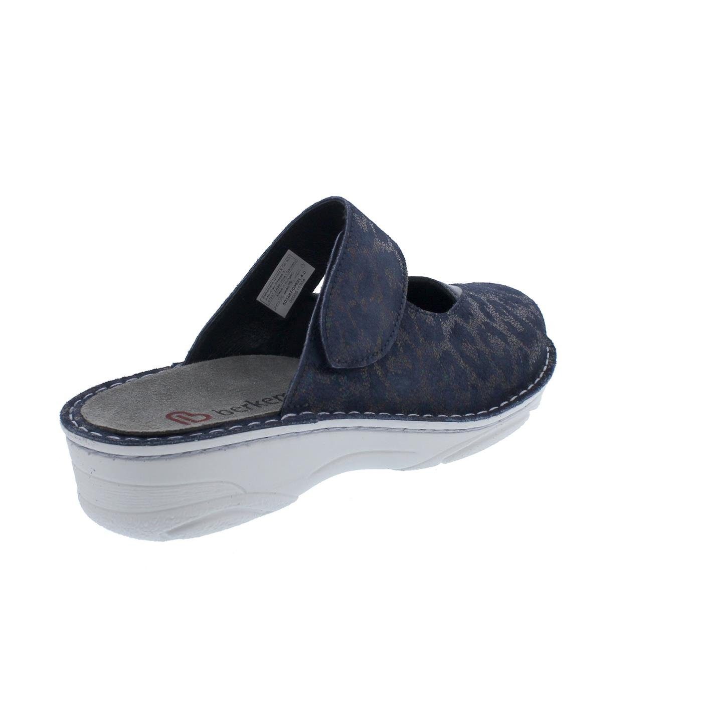 BERKEMANN Berkemann Heliane Clog, blau / bianco, Panth Leder / Stretch, Wechself Clog