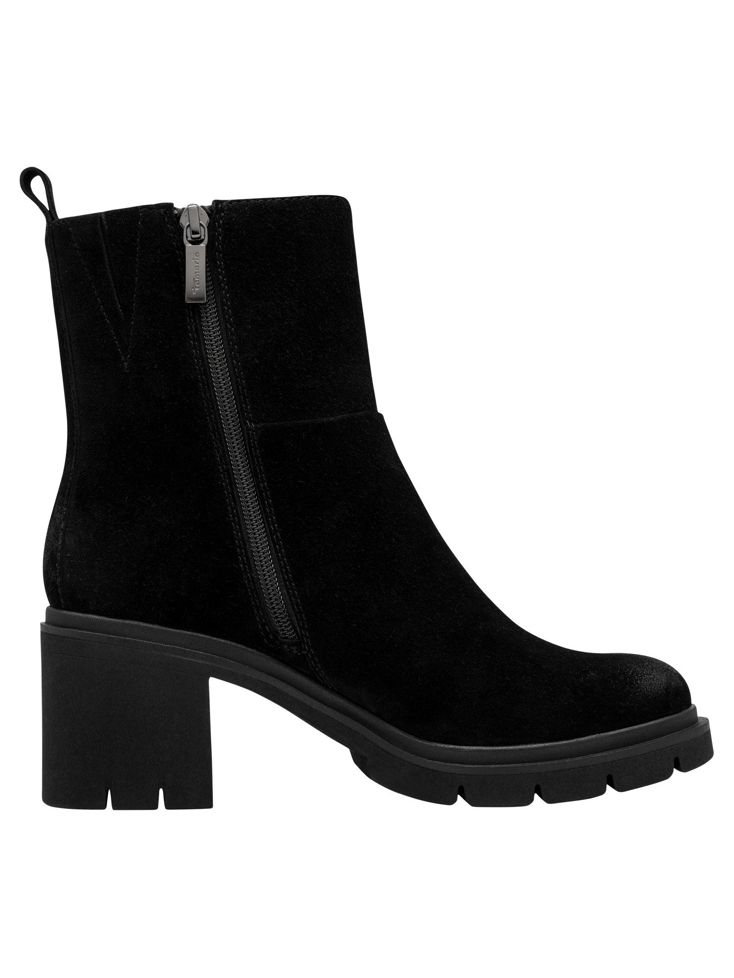 Tamaris WIDE FIT Removable Sock, comfortFit aus Leder Stiefelette Removable Sock