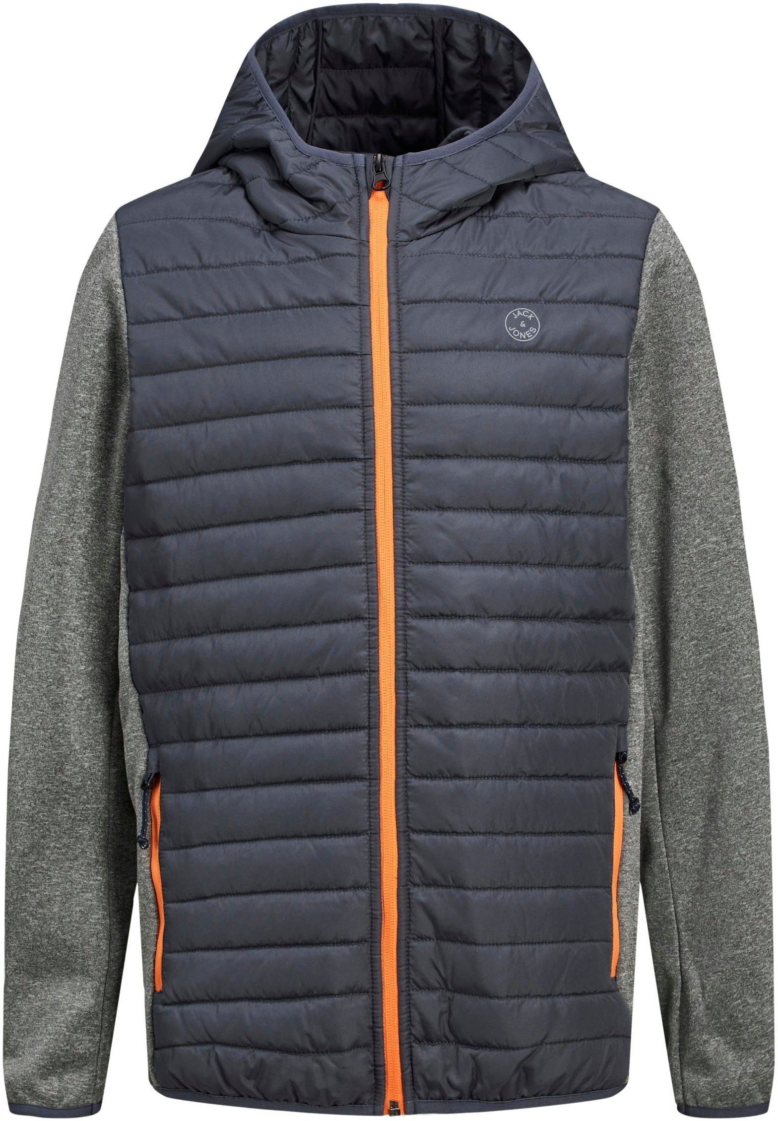 Jack Jones & Softshelljacke graumeliert Junior