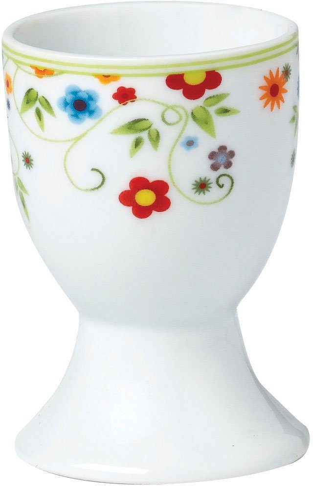 van Well Eierbecher Vario, (Set, 6-tlg., 6 Eierbecher), Porzellan, spülmaschinen- und mikrowellengeeignet