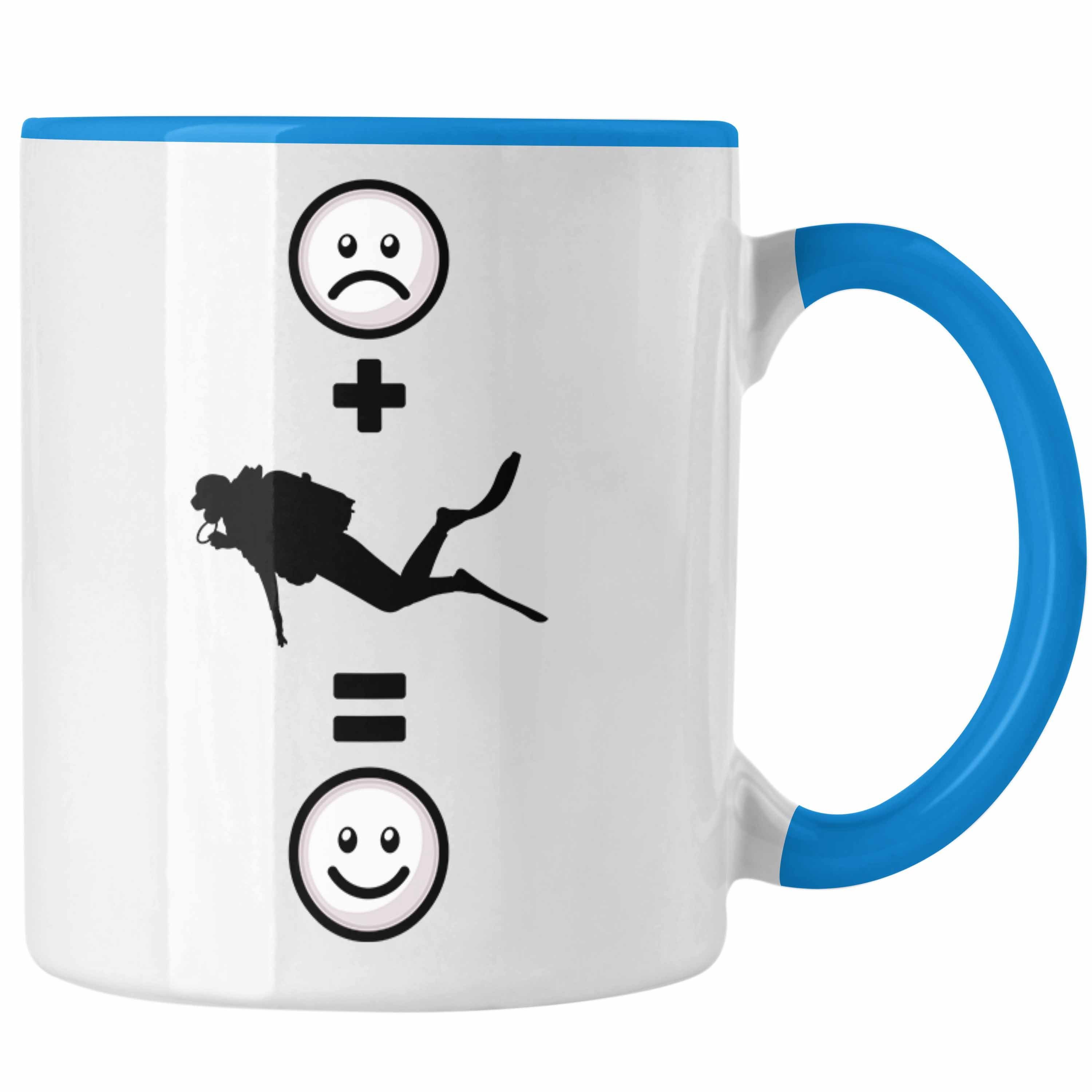 :(Tauchen) Geschenk Lustige Tasse Geschenk Taucher Blau Tasse Tauchen für Trendation