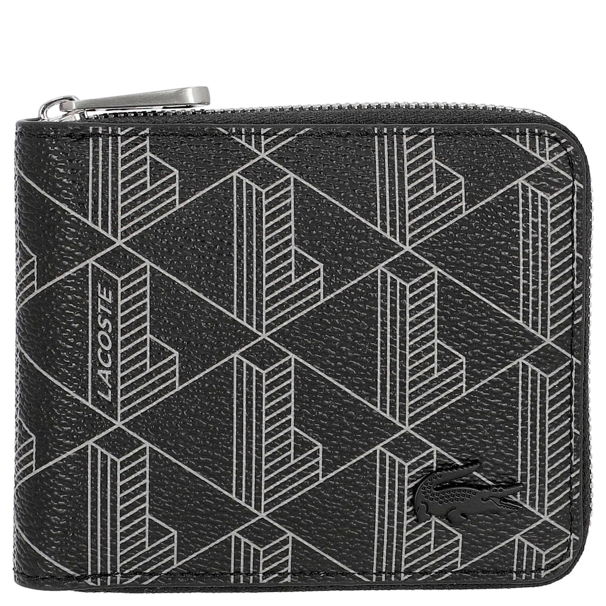 Lacoste Geldbörse The Blend - Geldbörse 3cc 11 cm RFID (monogram noir gris) günstig online kaufen