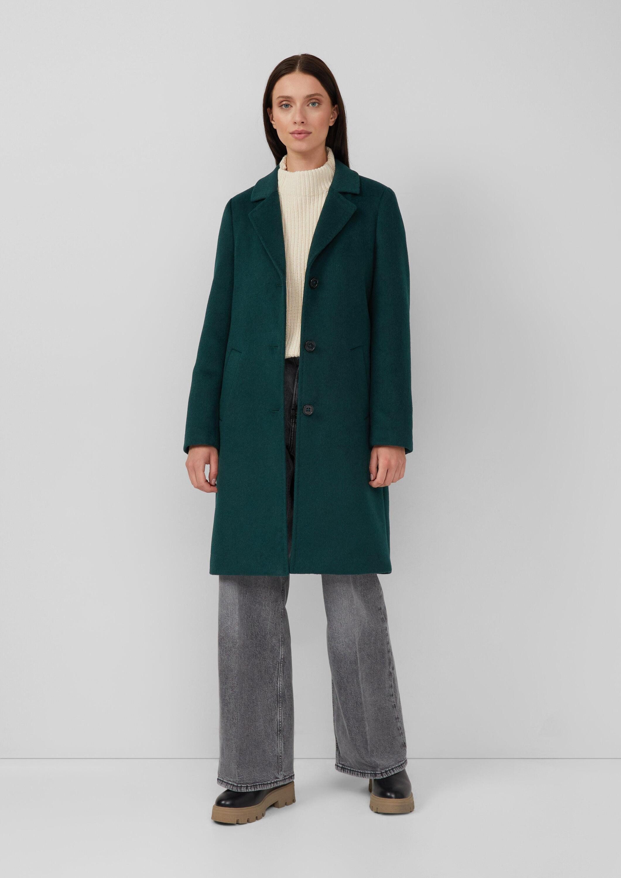 s.Oliver Wintermantel Outdoor-Mantel Mantel aus Wollmix mit Reverskragen günstig online kaufen