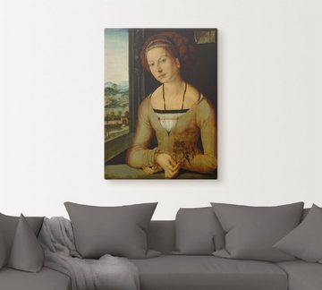 Artland Leinwandbild Bildnis der Fürlegerin, Frau (1 St), auf Keilrahmen gespannt