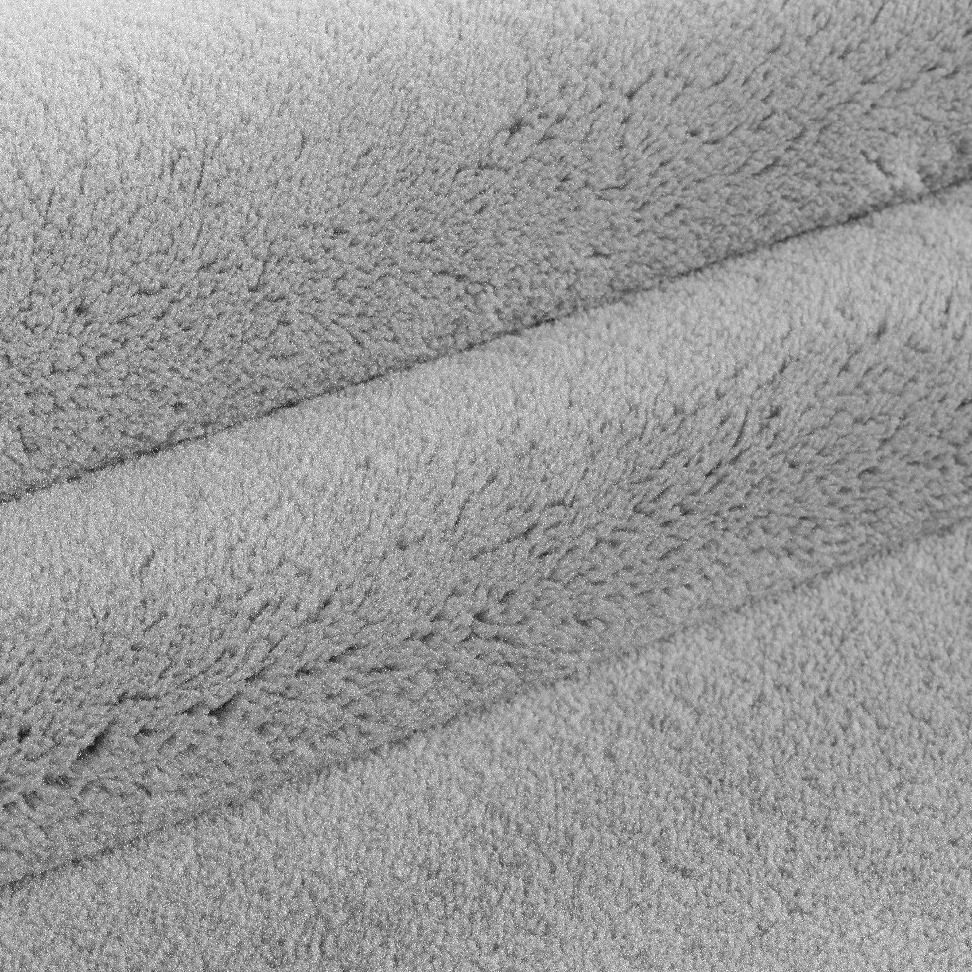 Jimri Teppich Fluffy flauschiger Teppich Läufer Hochwertige Kurzflor Teppich, Rund