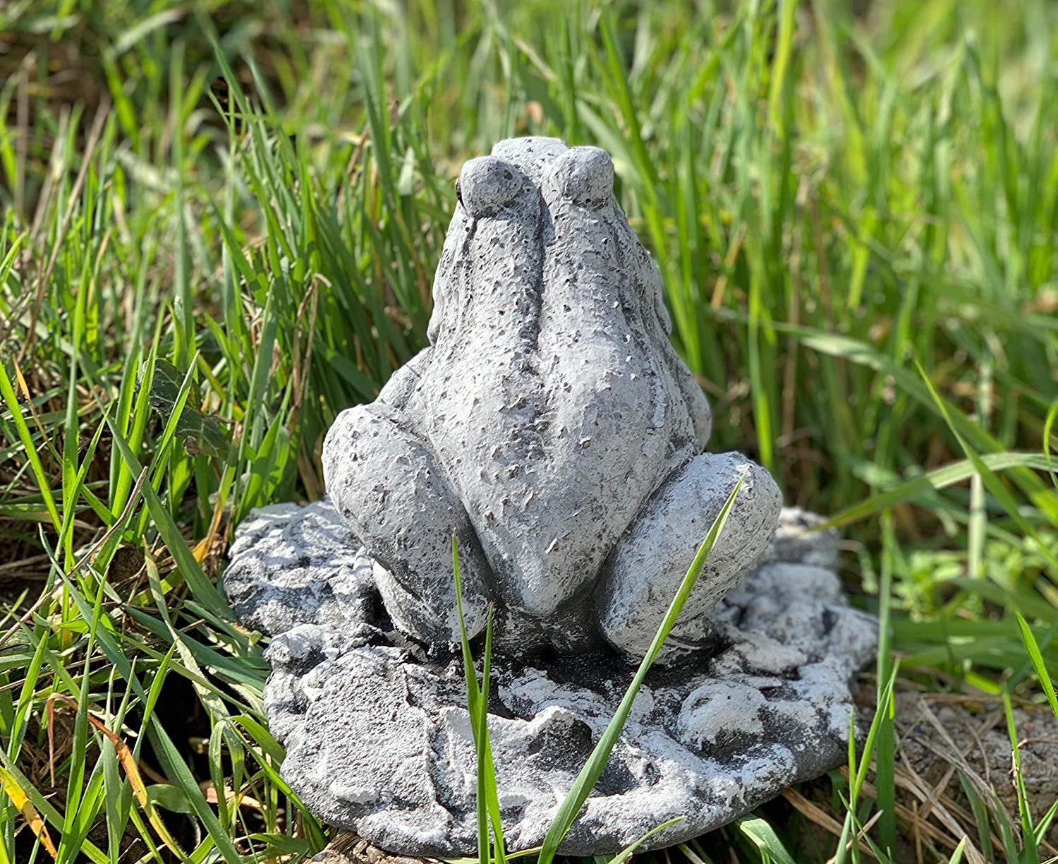 Frosch Style klein Steinfigur Gartenfigur Stone and