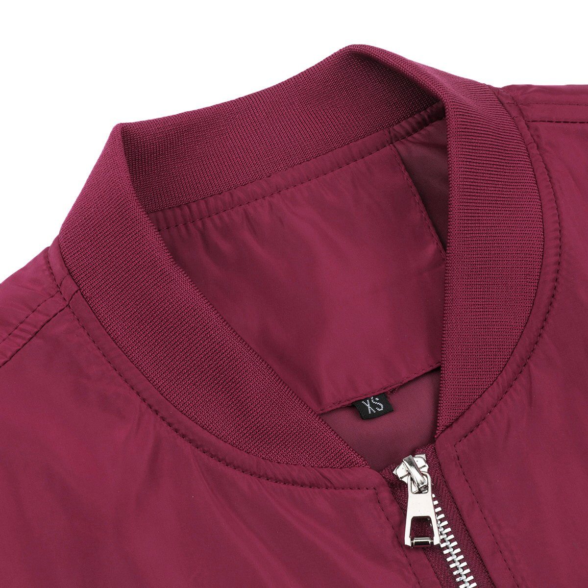 Allthemen Bomberjacke Herren leichte Übergangsjacke mit Ärmeltasche