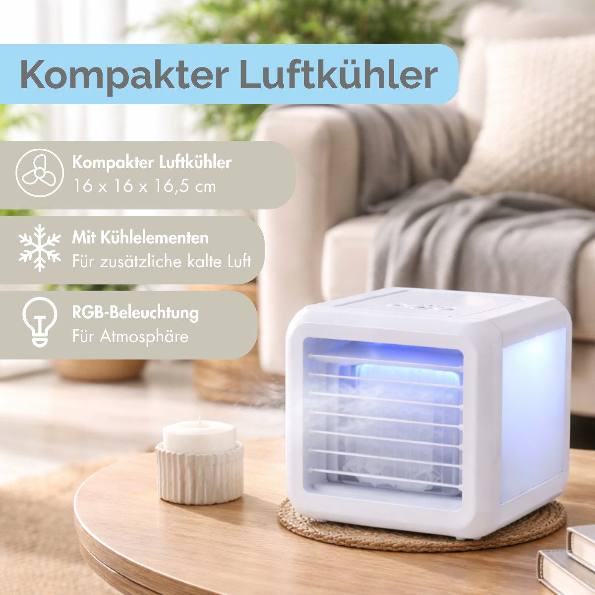 Lifetime Standventilator Lifetime Air Mini Air Cooler - Klimaanlage Mobil