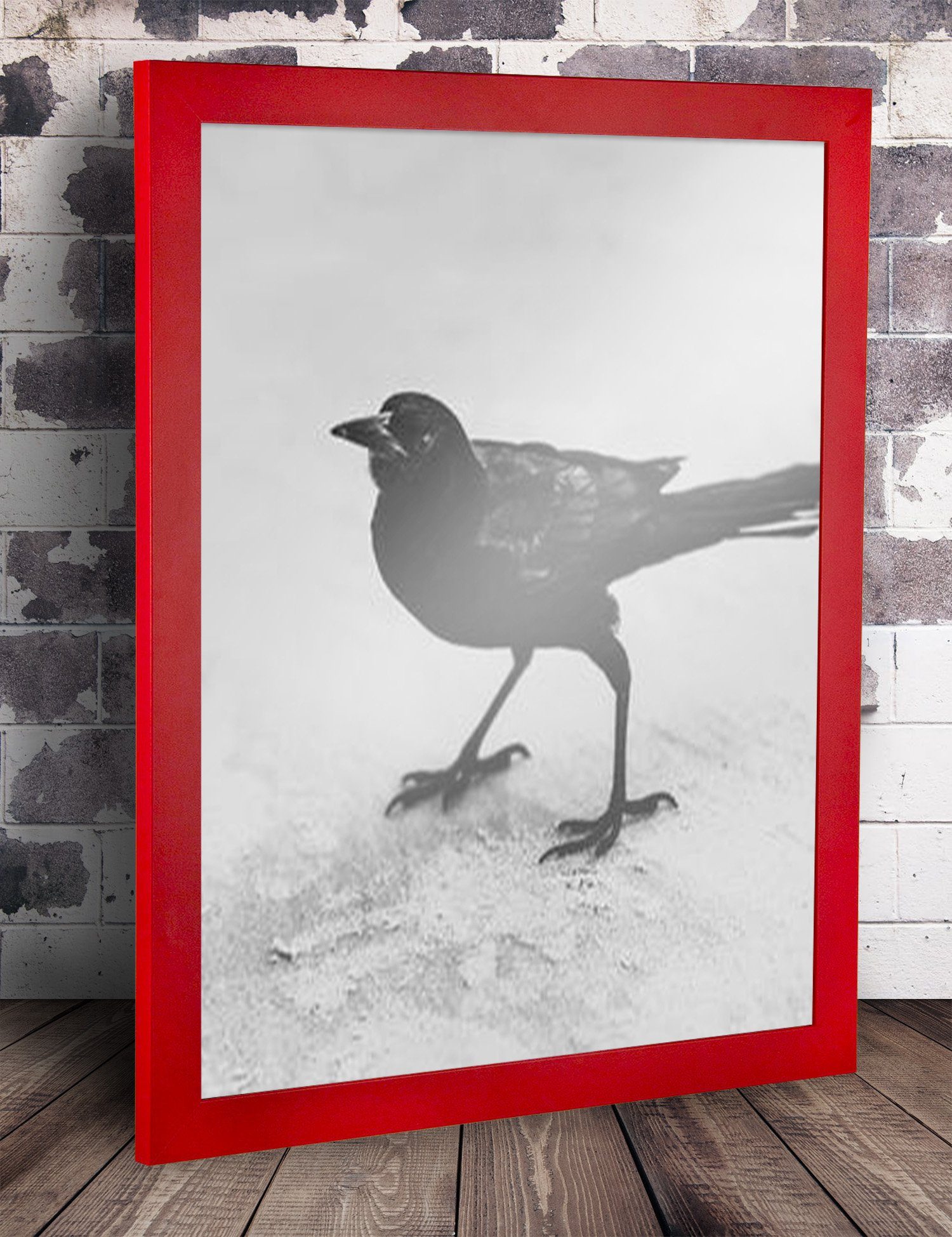 Einzelrahmen Bilderrahmen Bern, (1 Stück), 60x80 cm, Rot, MDF günstig online kaufen