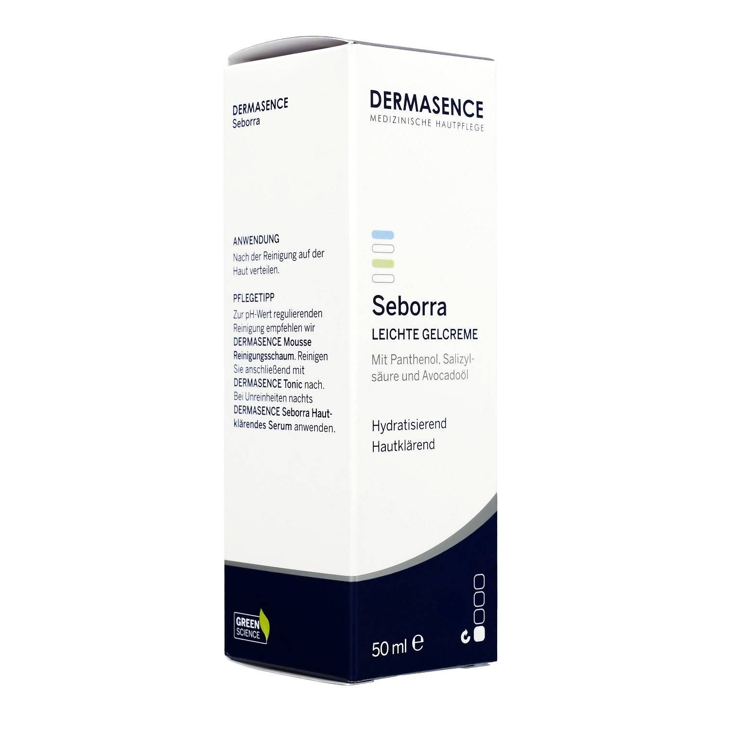 Dermasence Gesichtspflege DERMASENCE Seborra Leichte Gelcreme, 50 ml