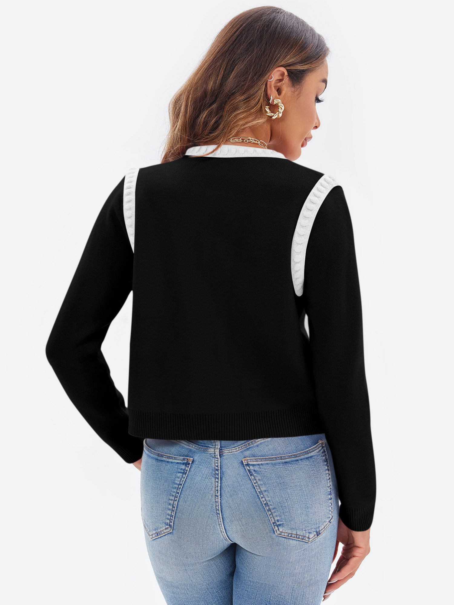 Imily Bela Cardigan Lässige Damen Strick günstig online kaufen