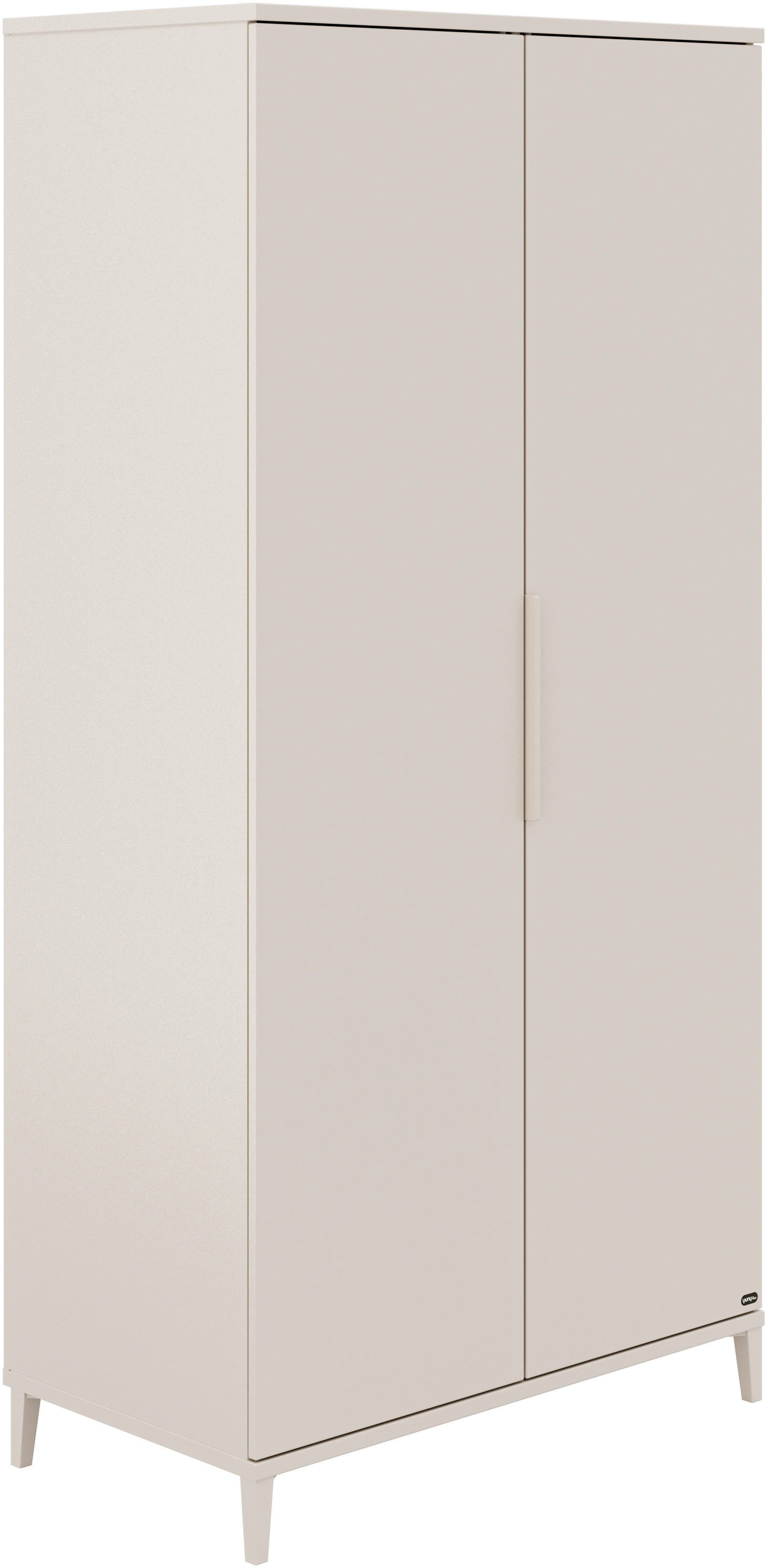 YUNY by PAIDI Kleiderschrank SISTER LOU inkl. Kleiderstangen und Einlegeböden Beige, zertifizierte Qualität, Soft-Close