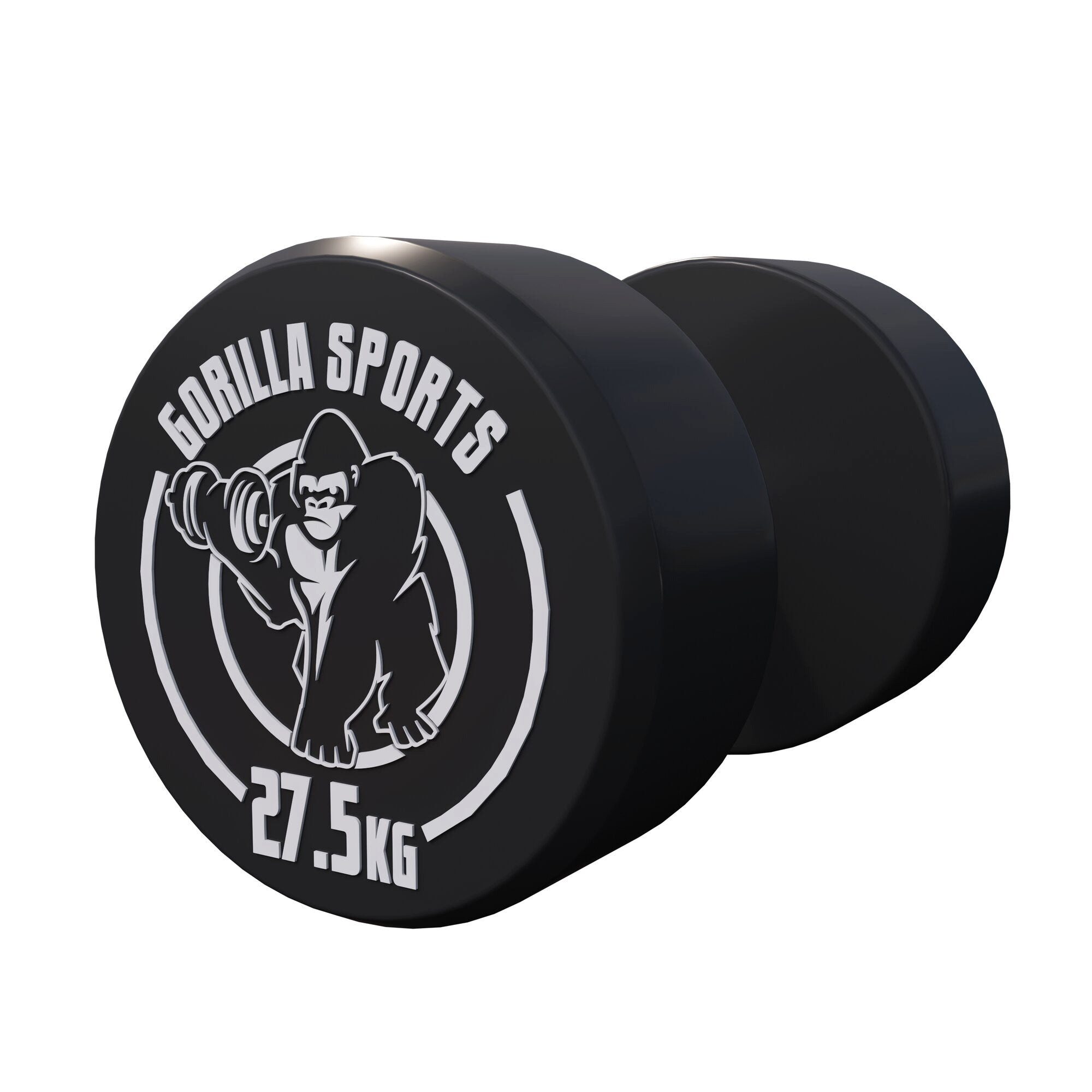 GORILLA SPORTS Kompakthantel Kurzhantel Gummi 2,5 - 40 kg